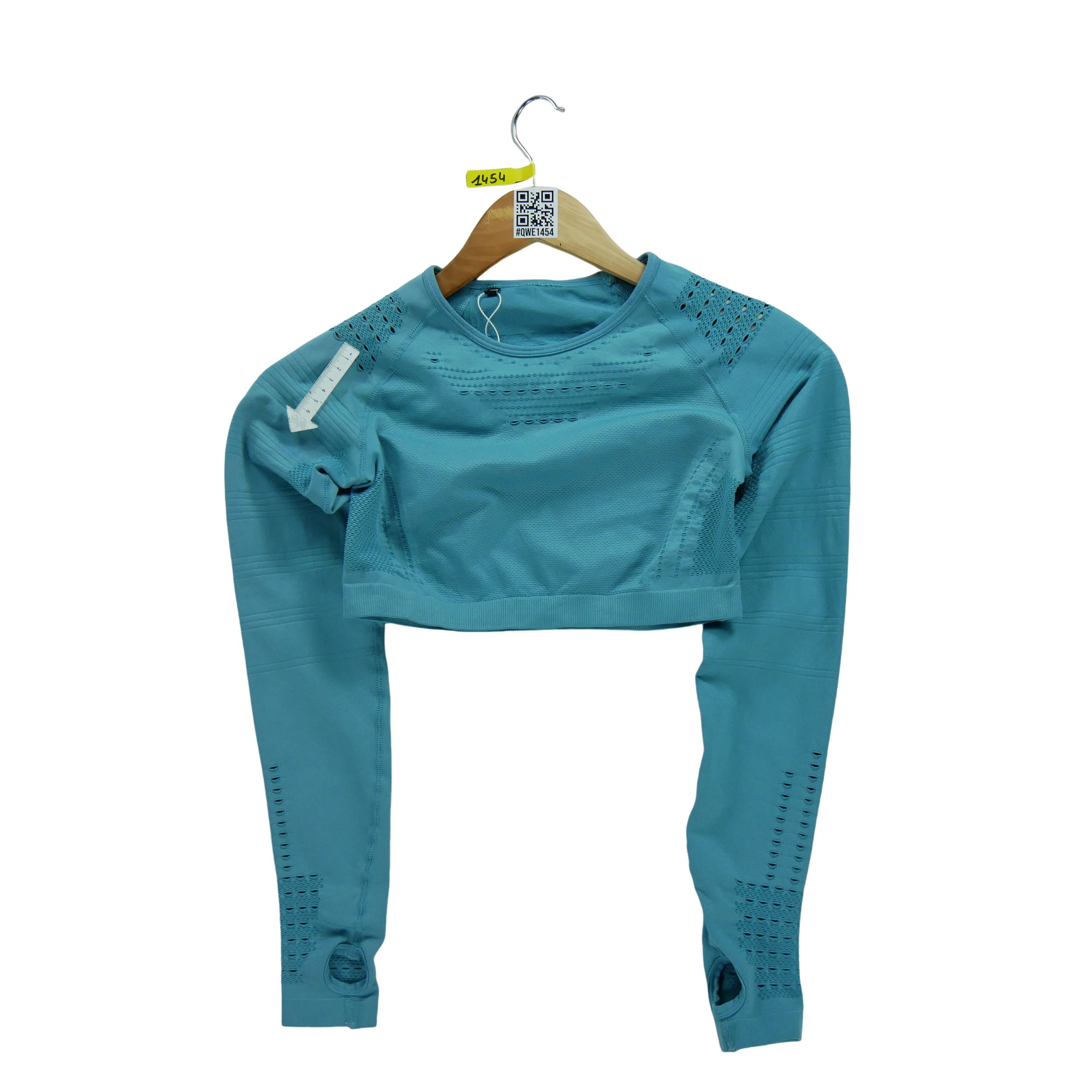 T-shirt Femme  Fitness Yoga Bleu 4