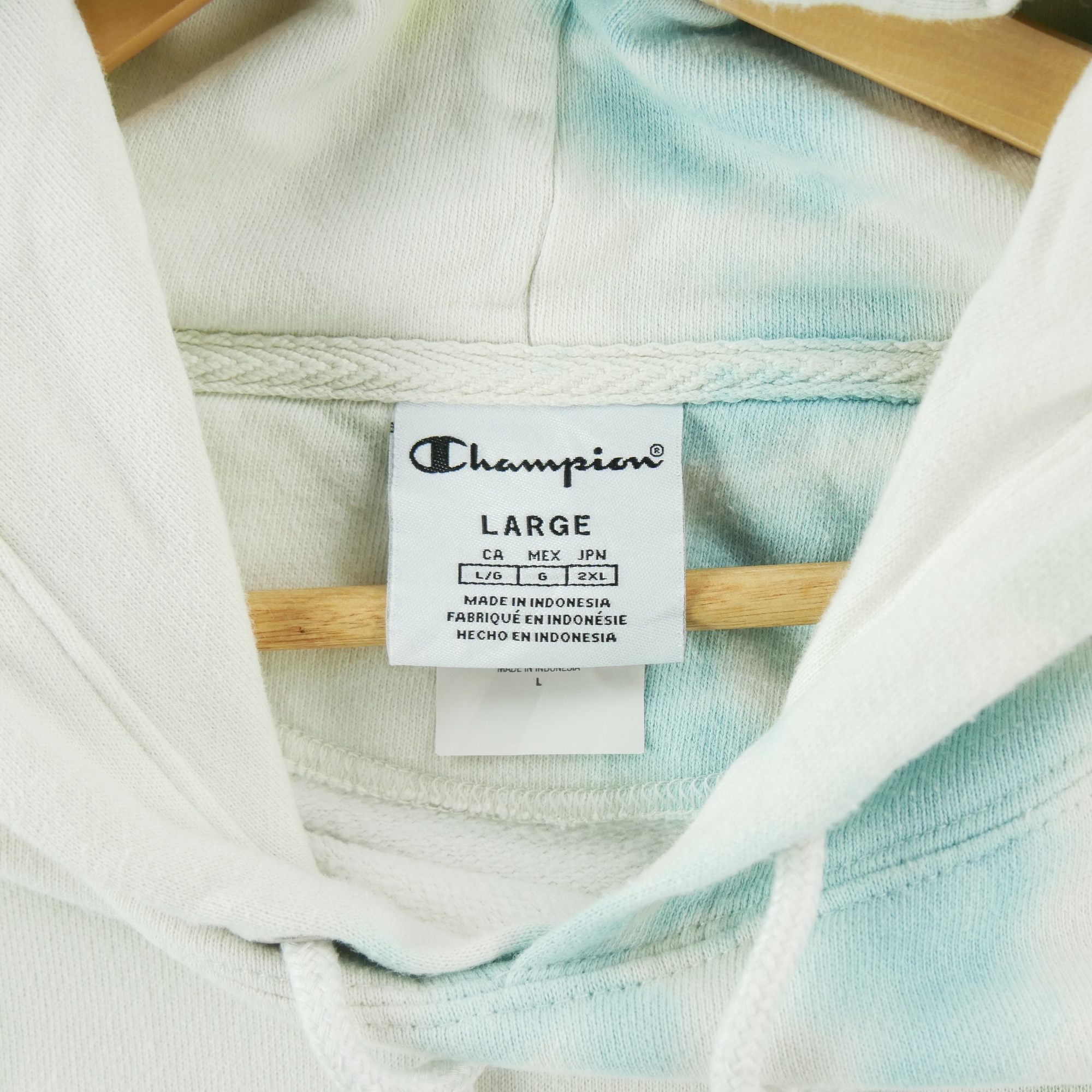 Sweat à capuche Homme  Bleu clair 8