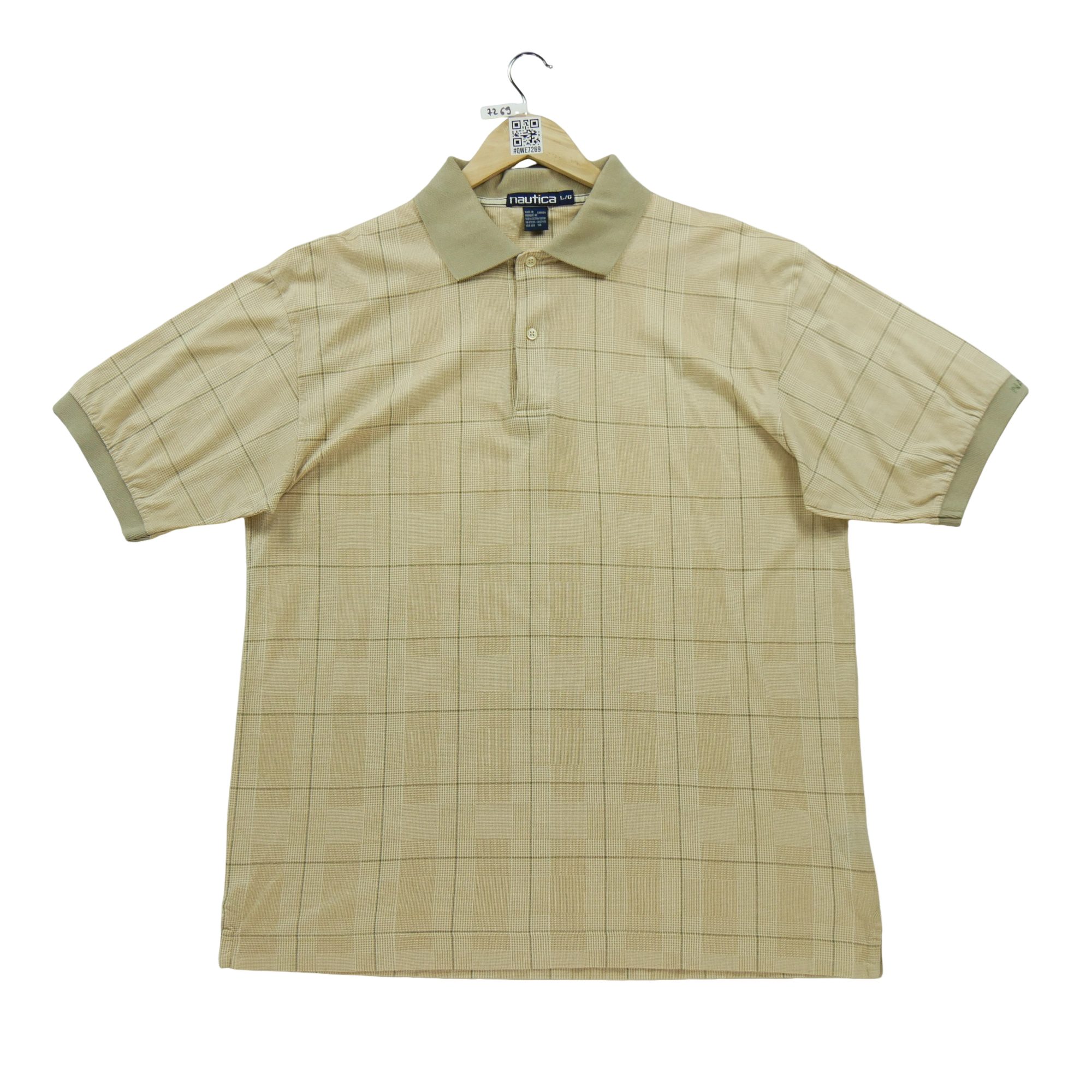 Polo manches courtes Homme  Beige 2