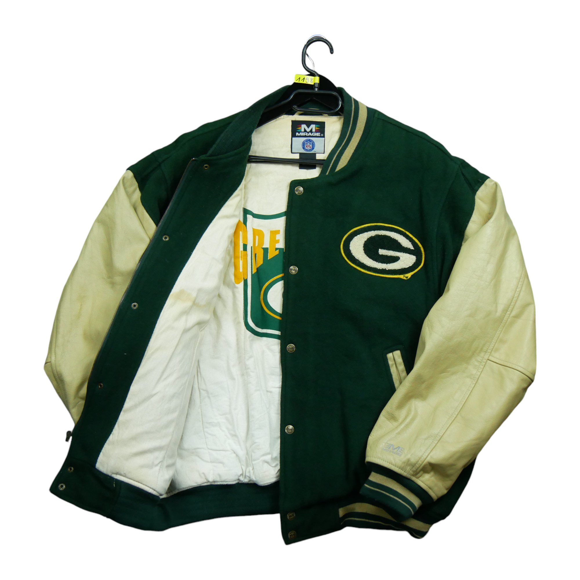 Veste en cuir NFL Green Bay Packers 3