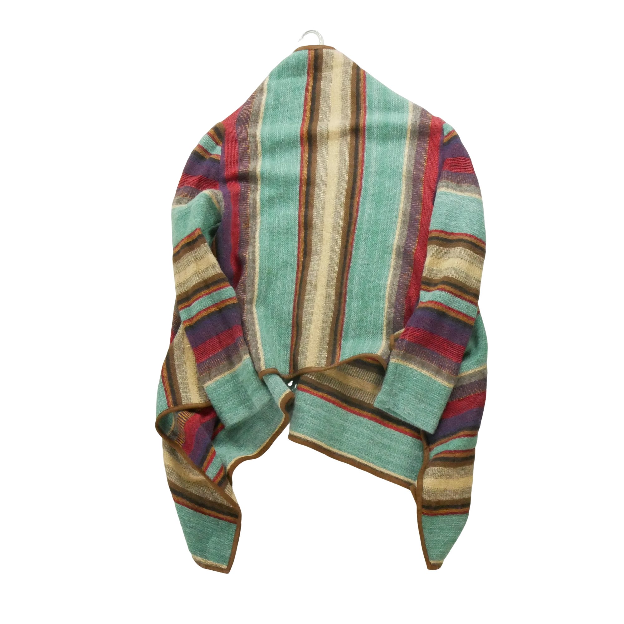 Gilet Femme en laine et lin cardigan 2