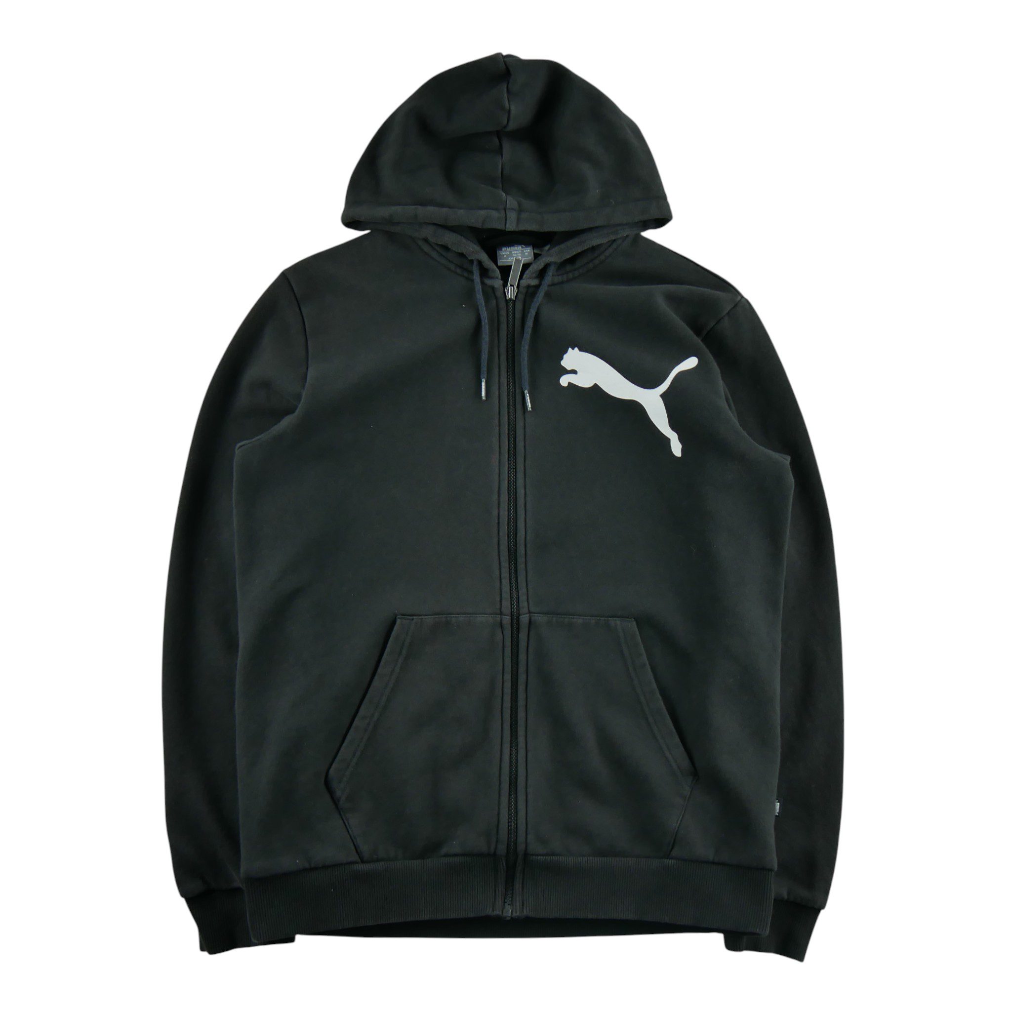 Sweat à capuche Homme  full zip Noir 1