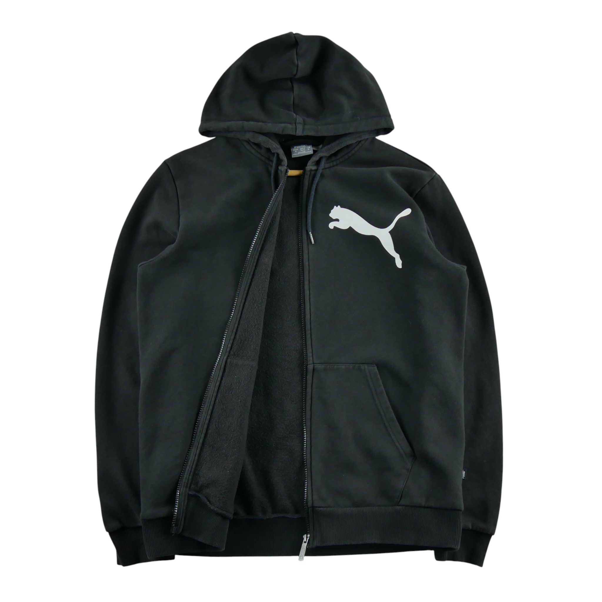 Sweat à capuche Homme  full zip Noir 3