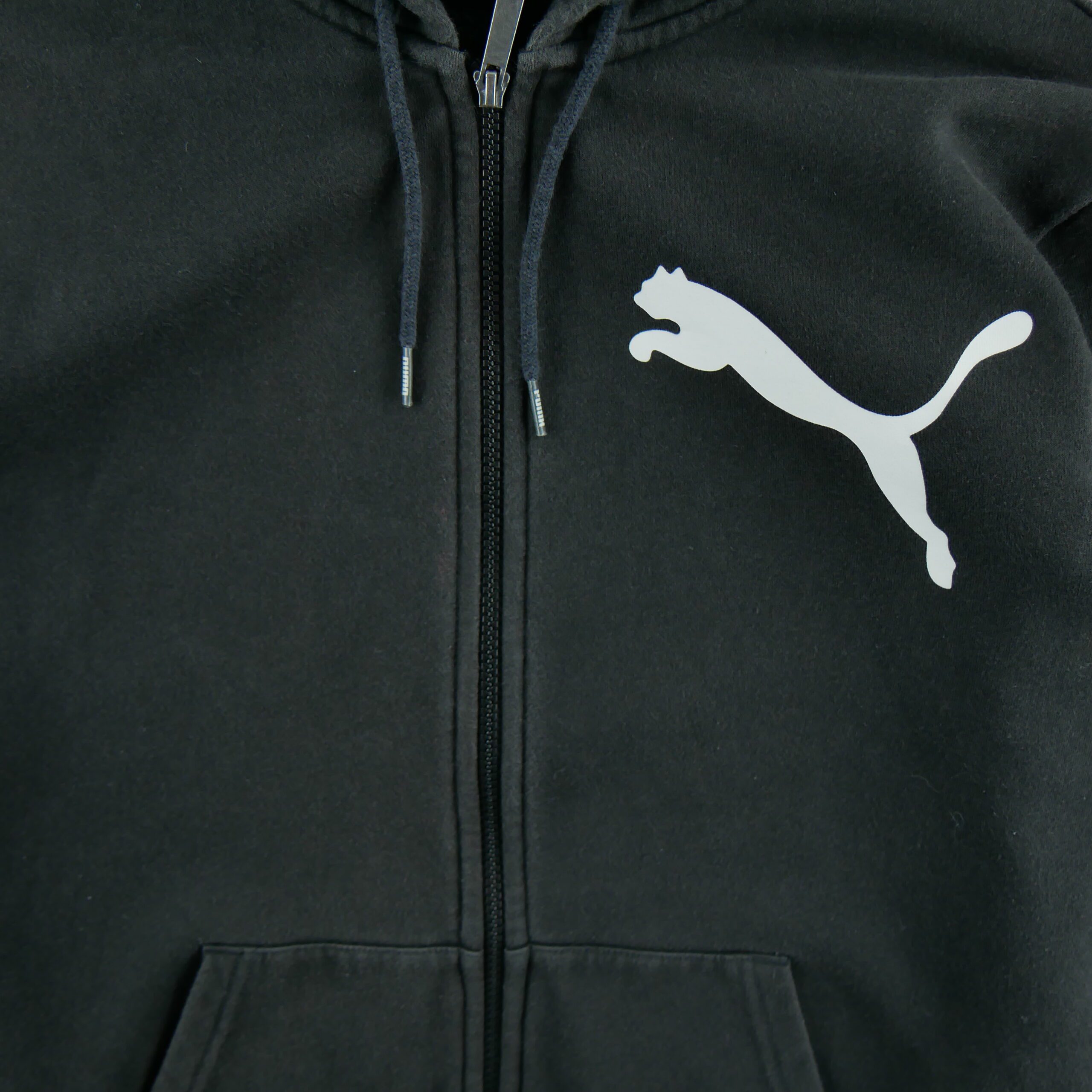 Sweat à capuche Homme  full zip Noir 4