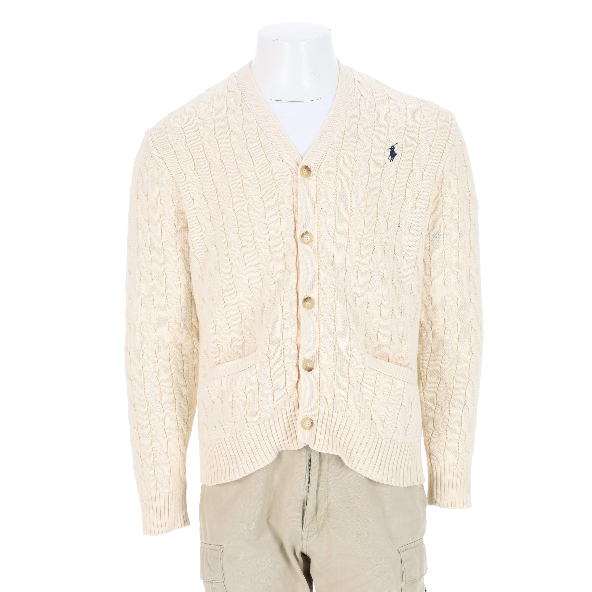 Pull Homme  cardigan Beige 1