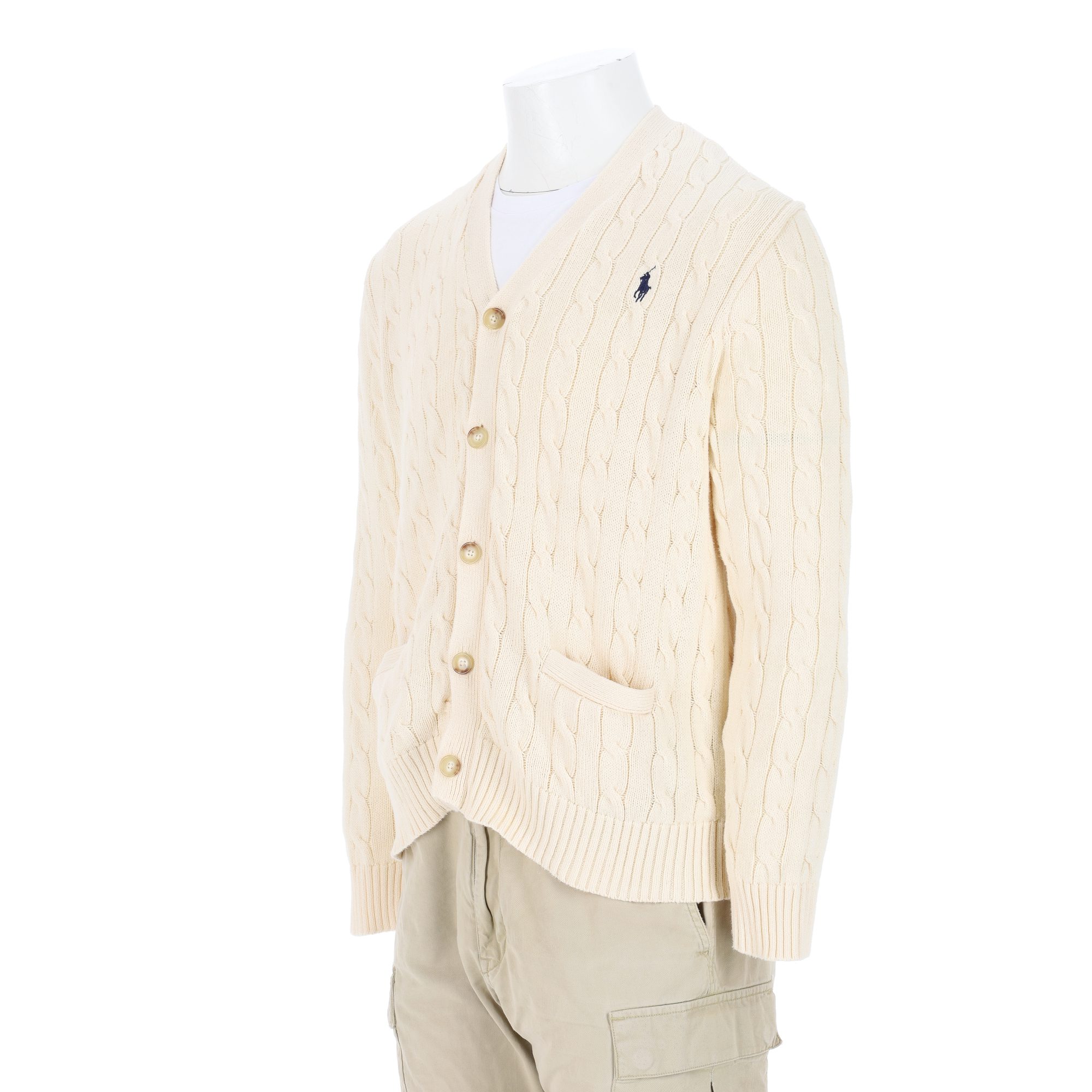 Pull Homme  cardigan Beige 4