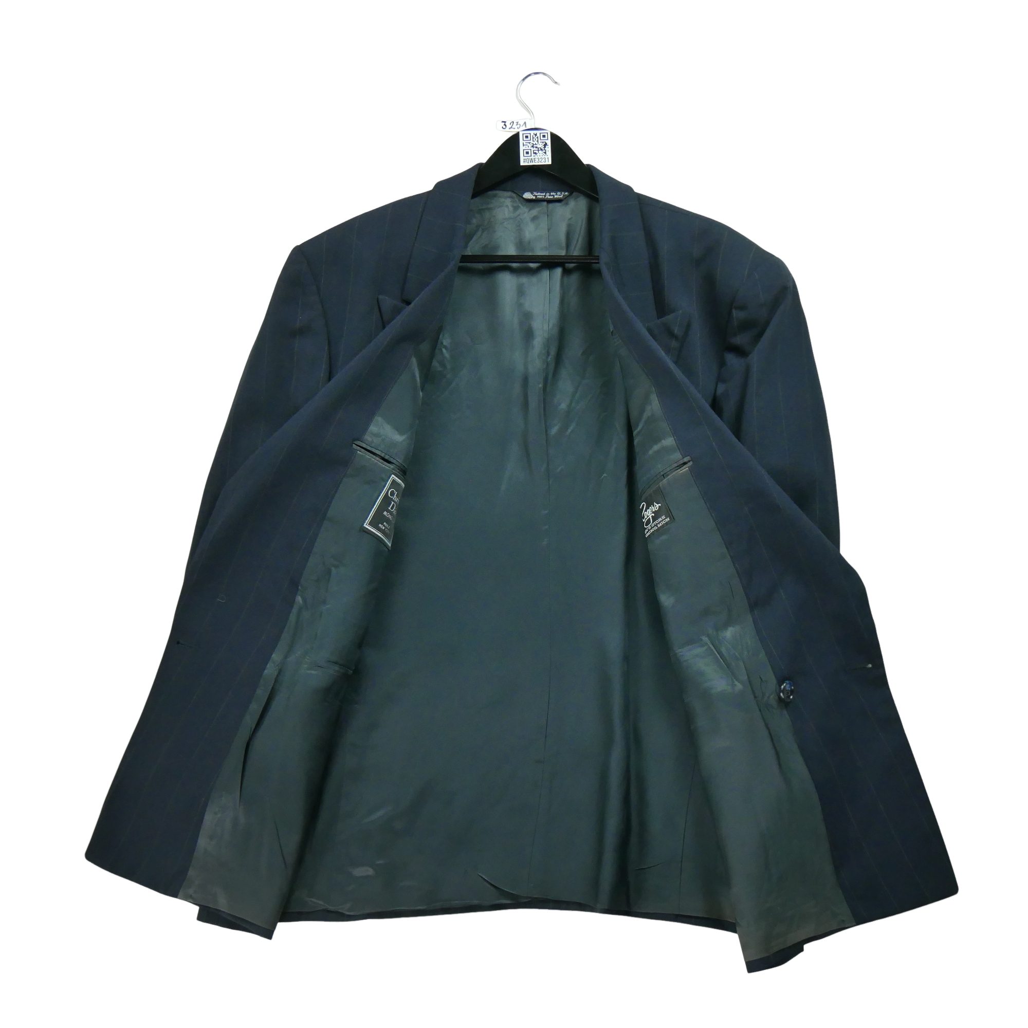 Veste Homme  Blazer Made in USA Noir 3