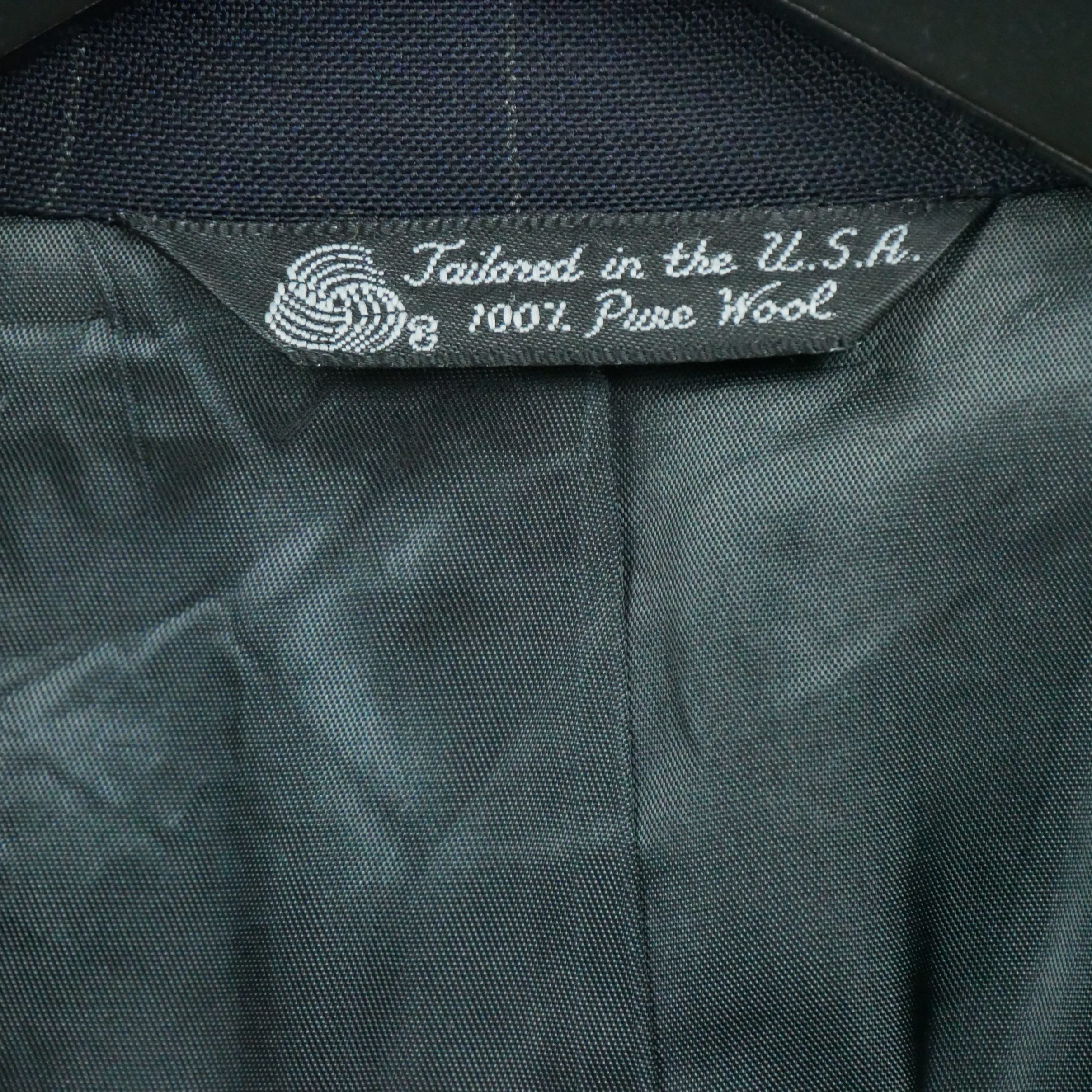 Veste Homme  Blazer Made in USA Noir 6