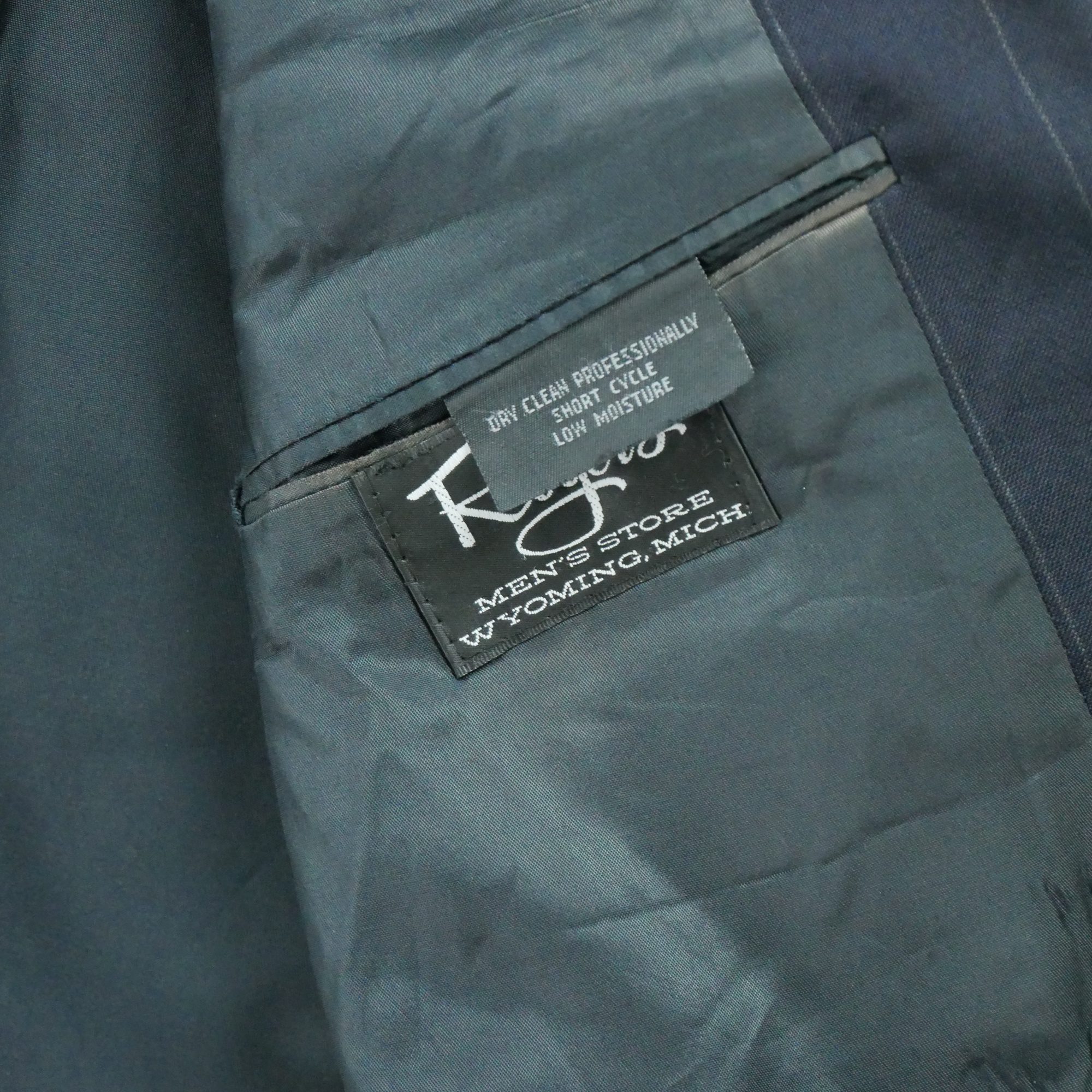 Veste Homme  Blazer Made in USA Noir 8