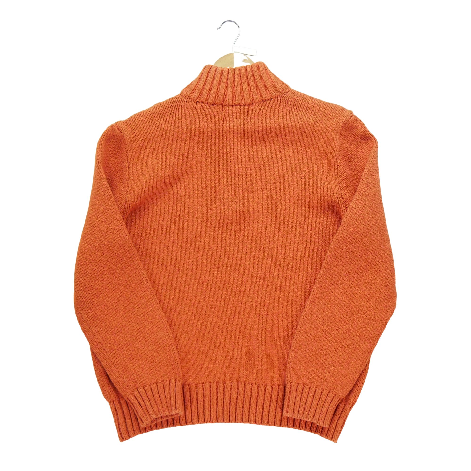 Pull Homme  demi-zippé Orange 2