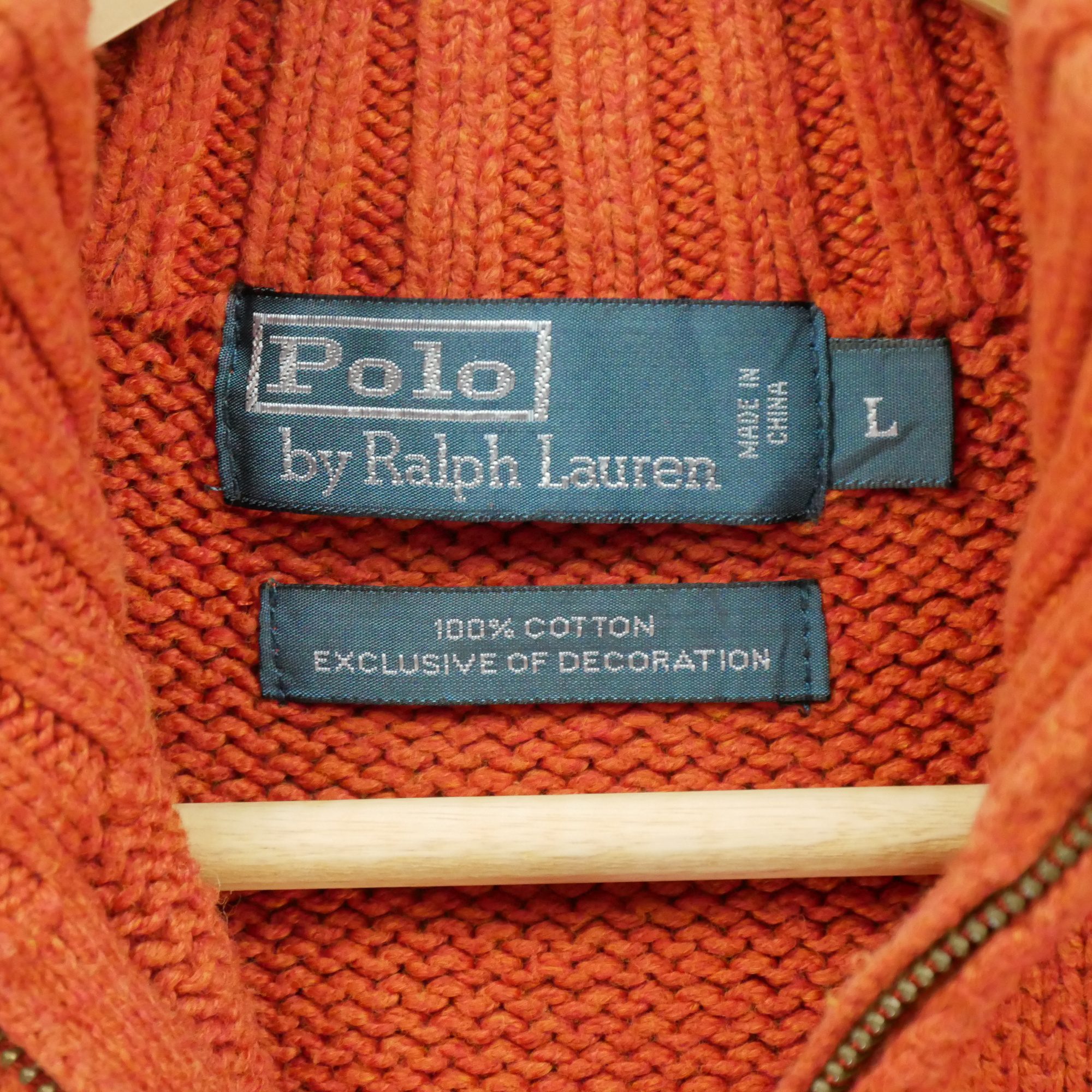 Pull Homme  demi-zippé Orange 7