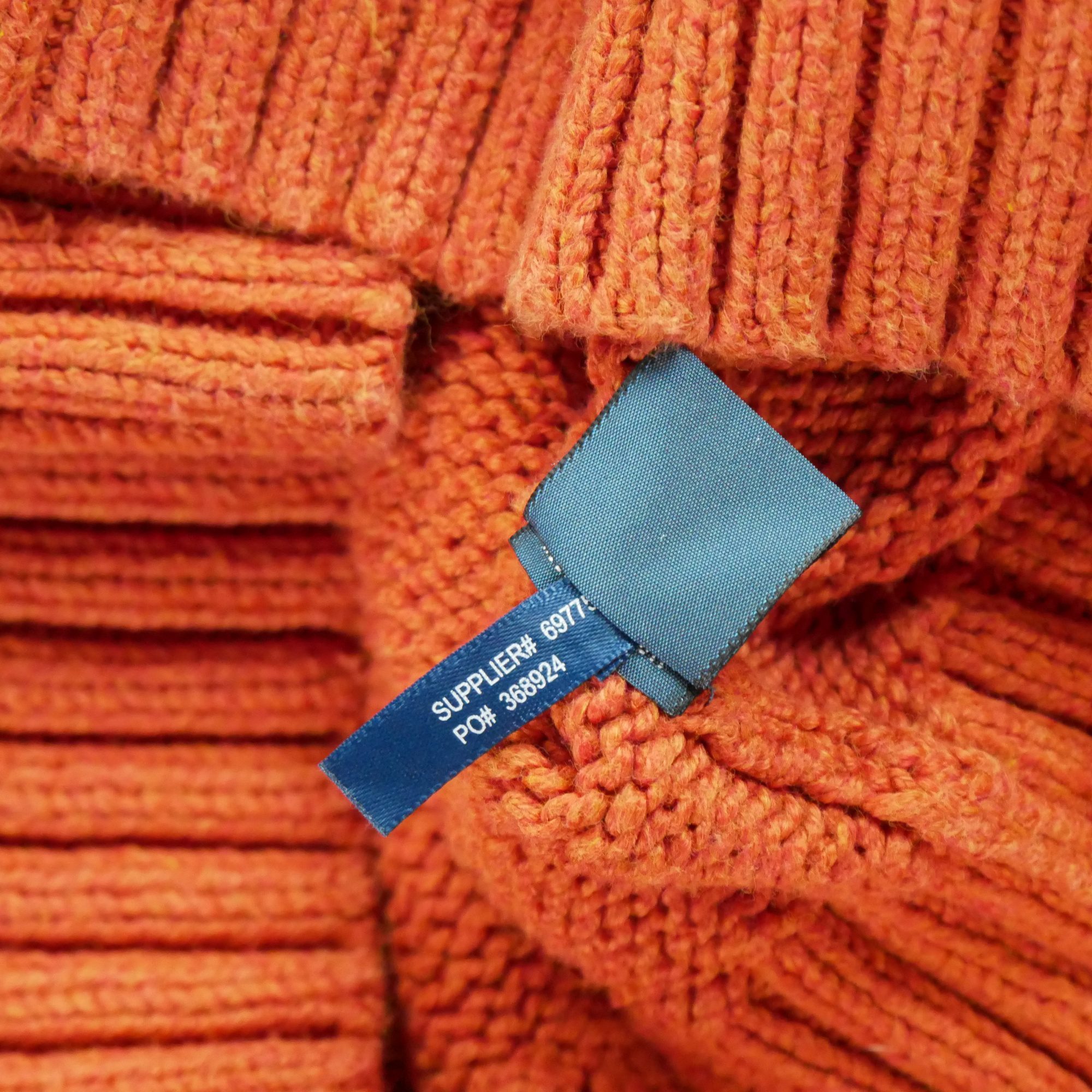 Pull Homme  demi-zippé Orange 8