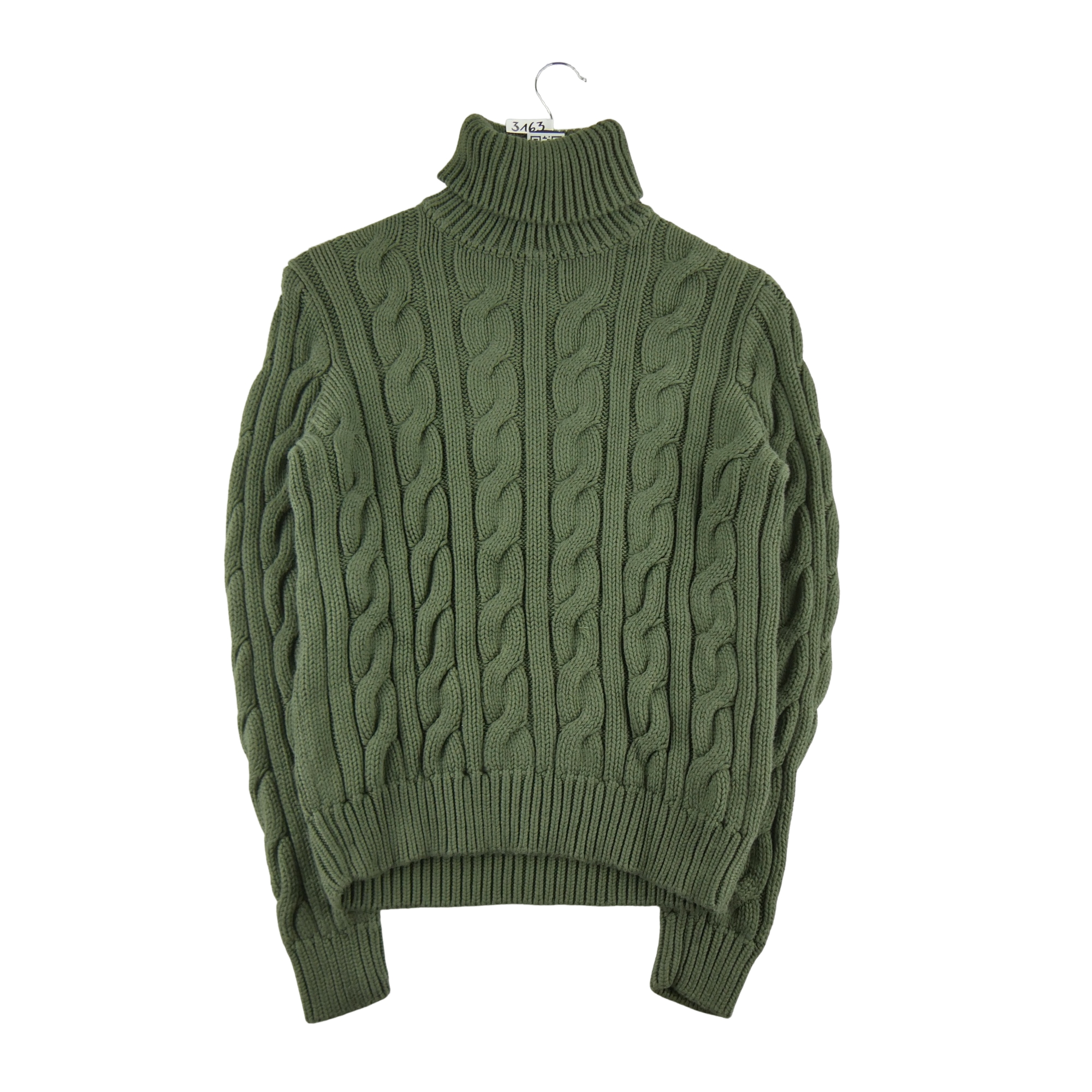 Pull Femme  col roulé Kaki 1
