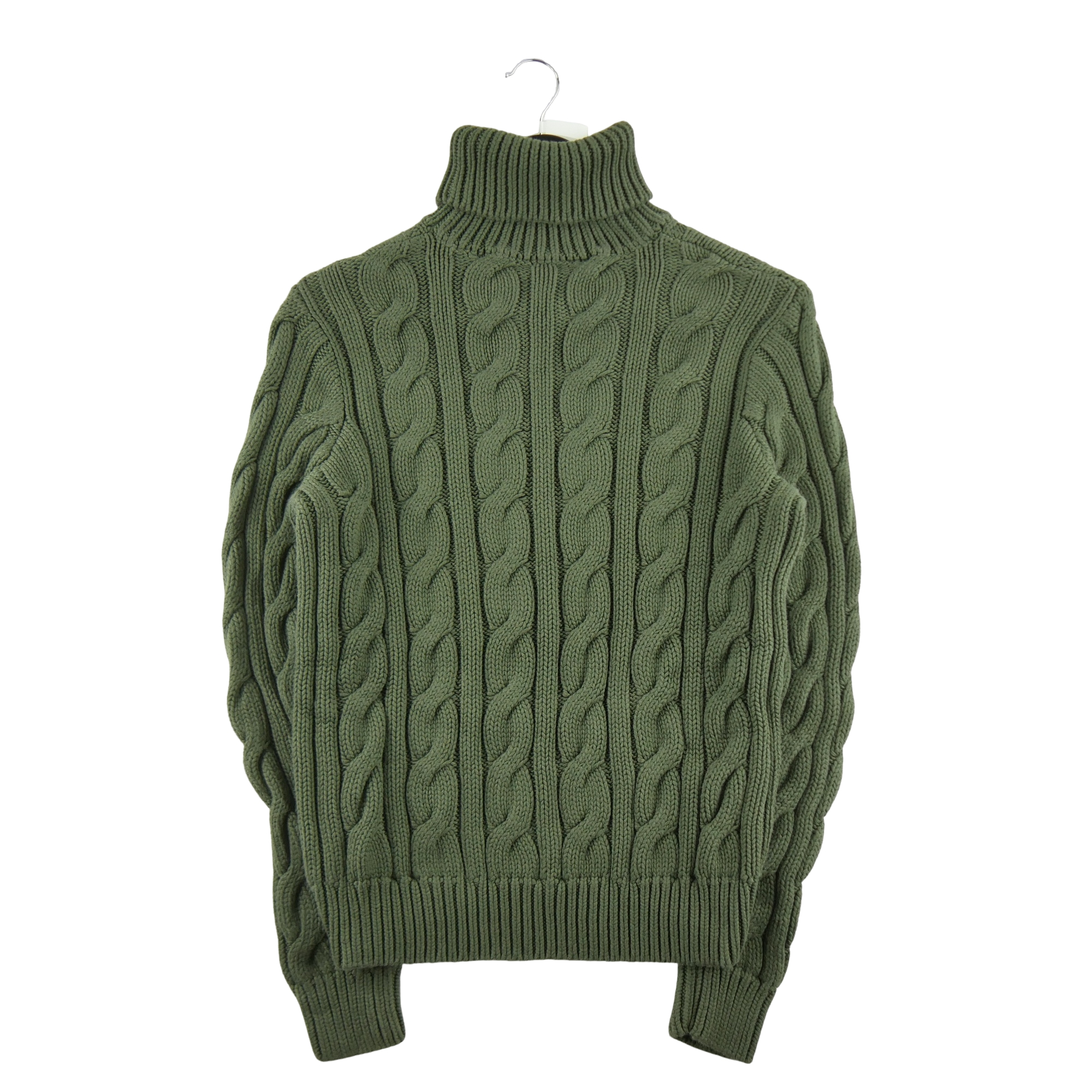 Pull Femme  col roulé Kaki 2
