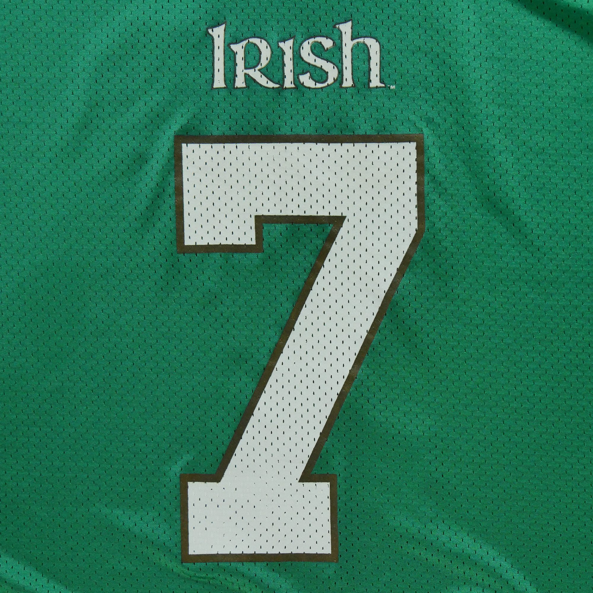 Maillot Homme NCAA Notre Dame Vert 4