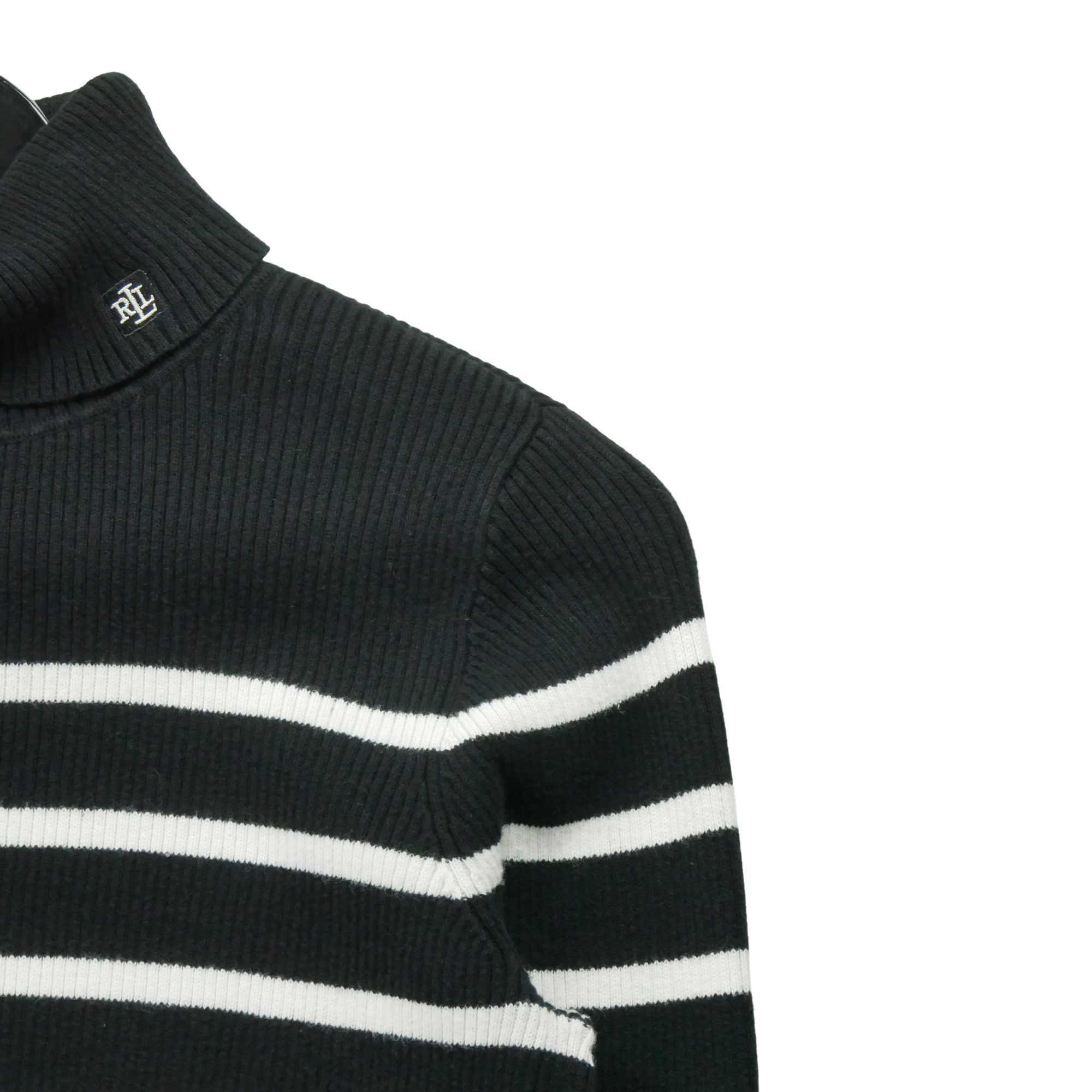 Pull Femme  col roulé Noir 3