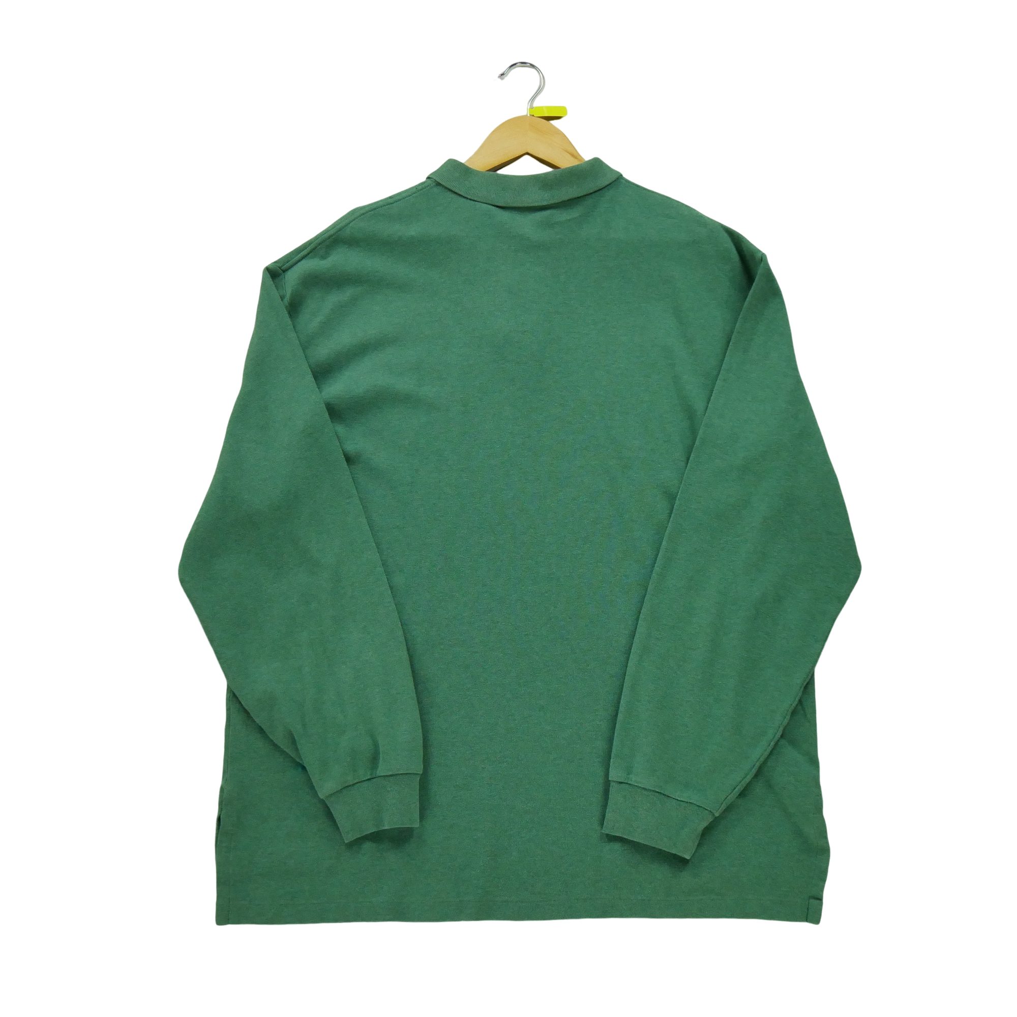Polo manches longues Homme  Vert 3