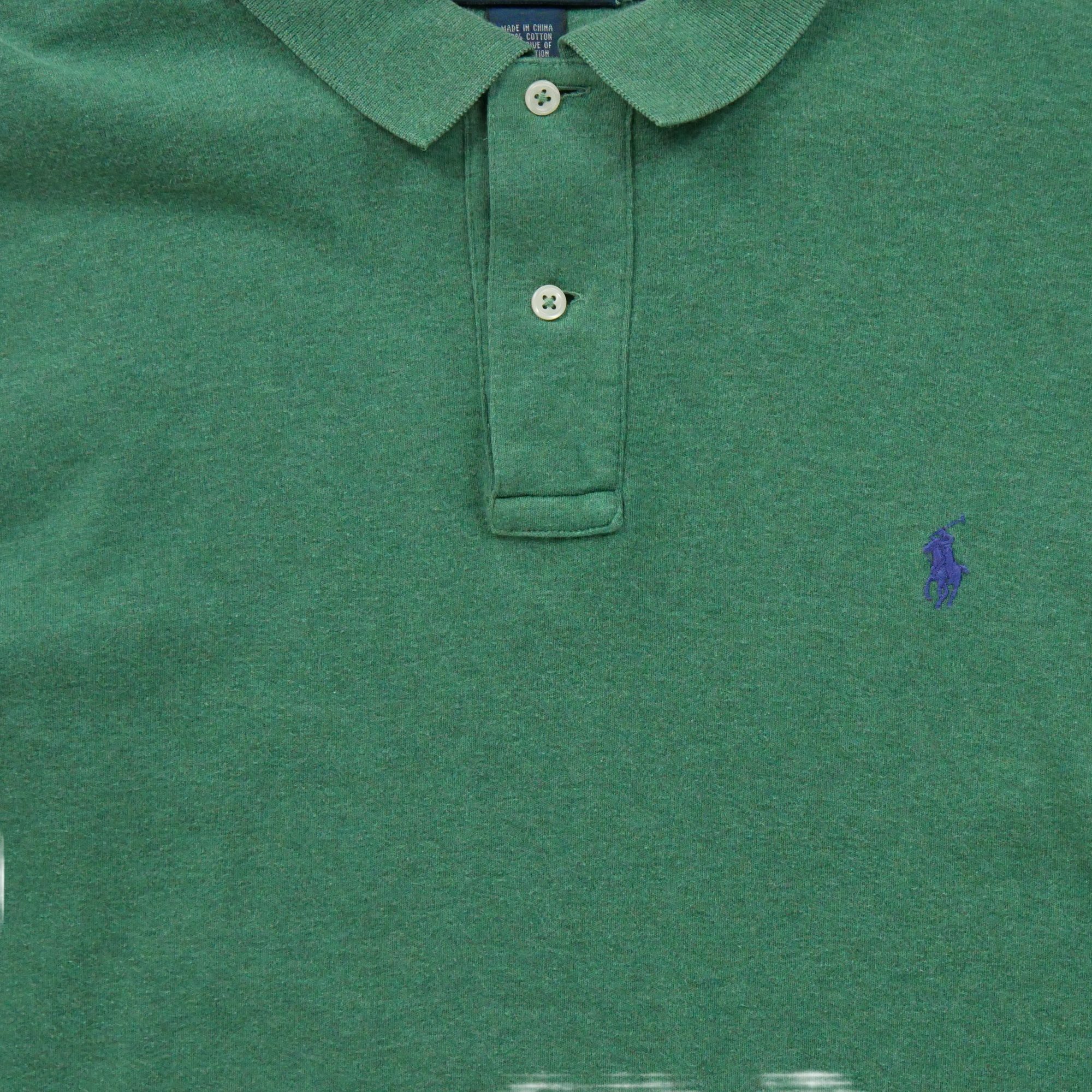 Polo manches longues Homme  Vert 4