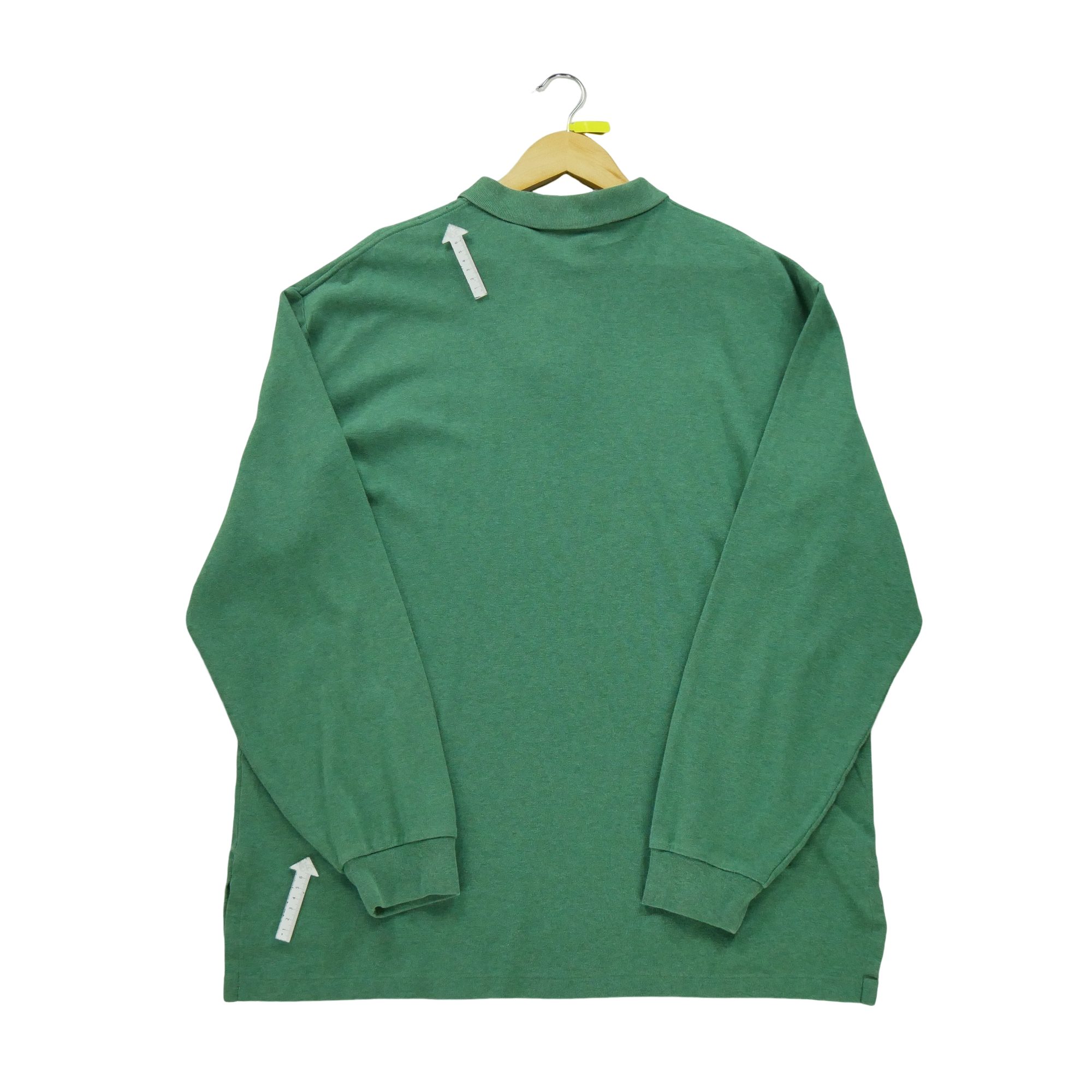 Polo manches longues Homme  Vert 5