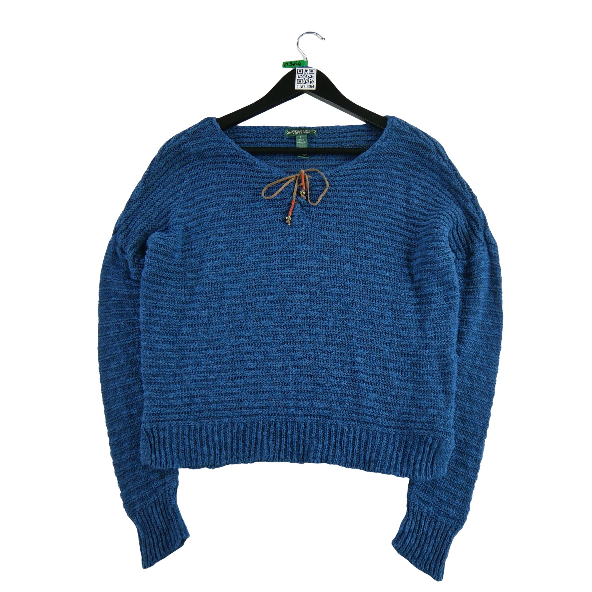 Pull Femme  en lin Bleu 1