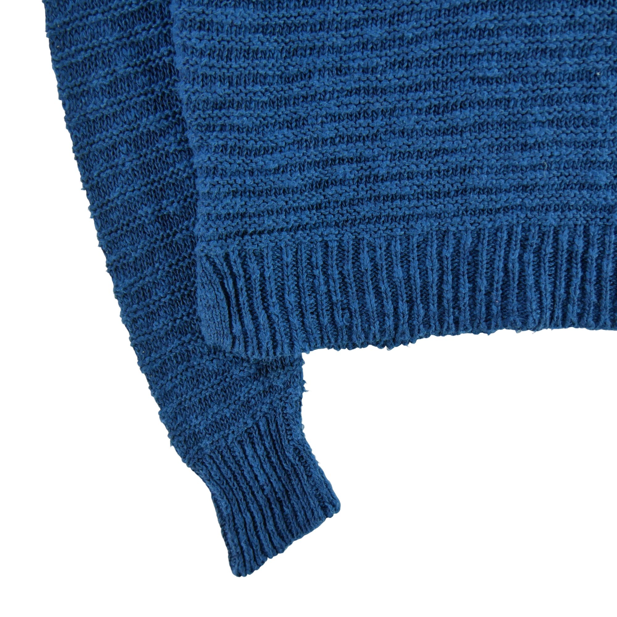 Pull Femme  en lin Bleu 3