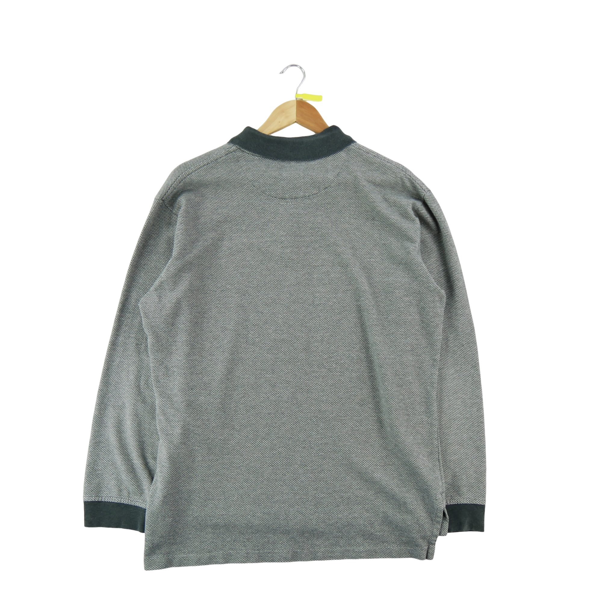 Polo manches longues Homme  Gris 2