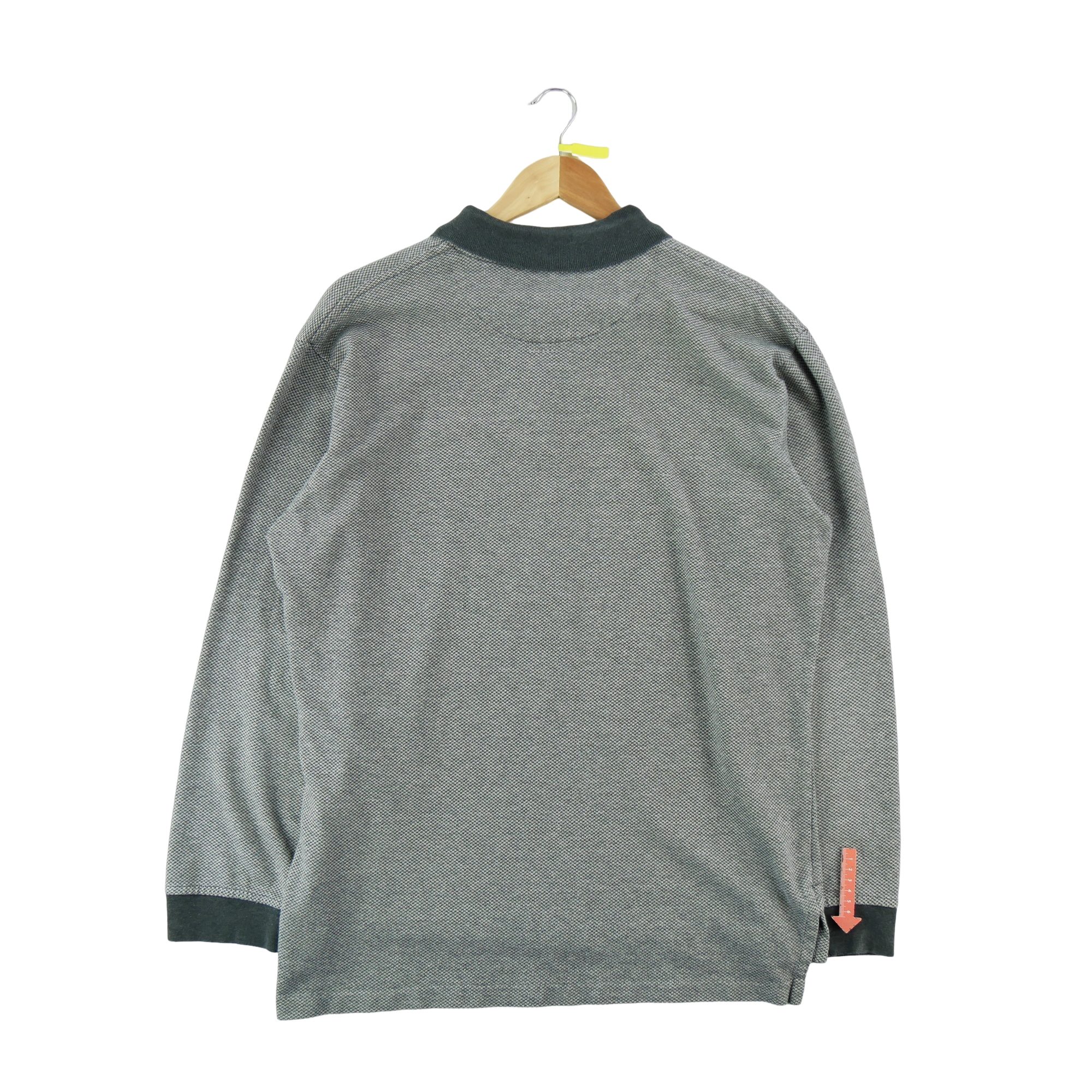 Polo manches longues Homme  Gris 5