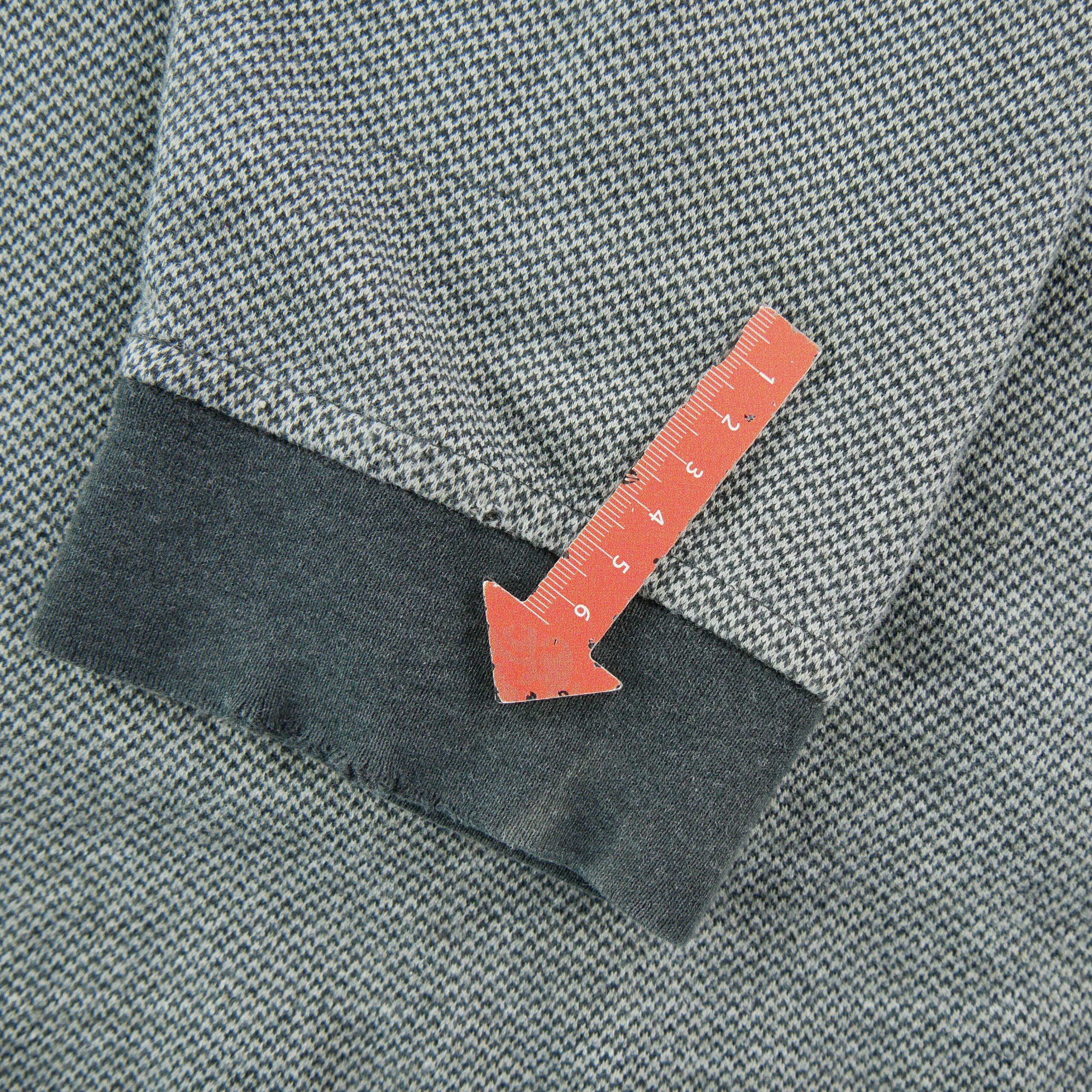 Polo manches longues Homme  Gris 6