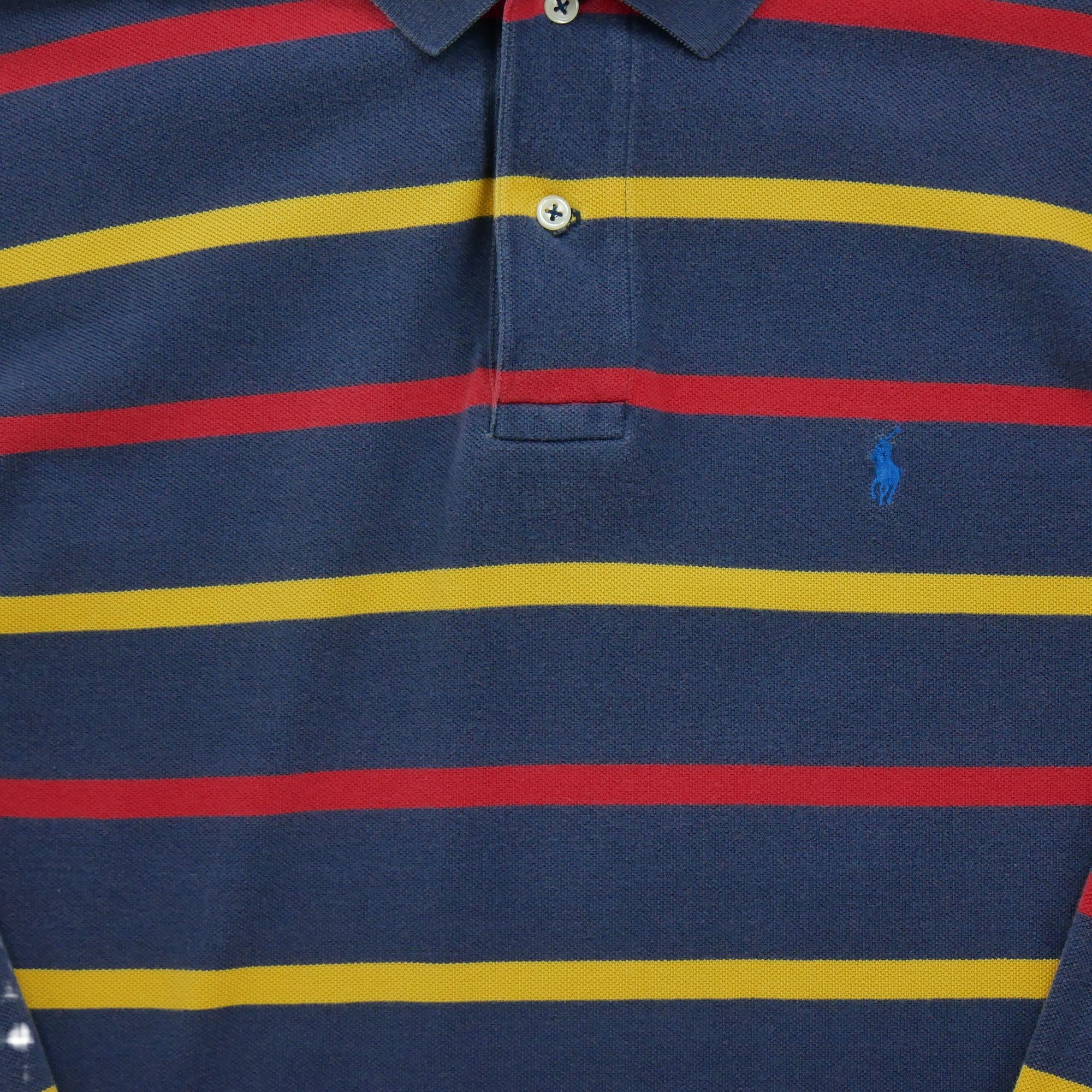 Polo manches longues Homme  Marine 4