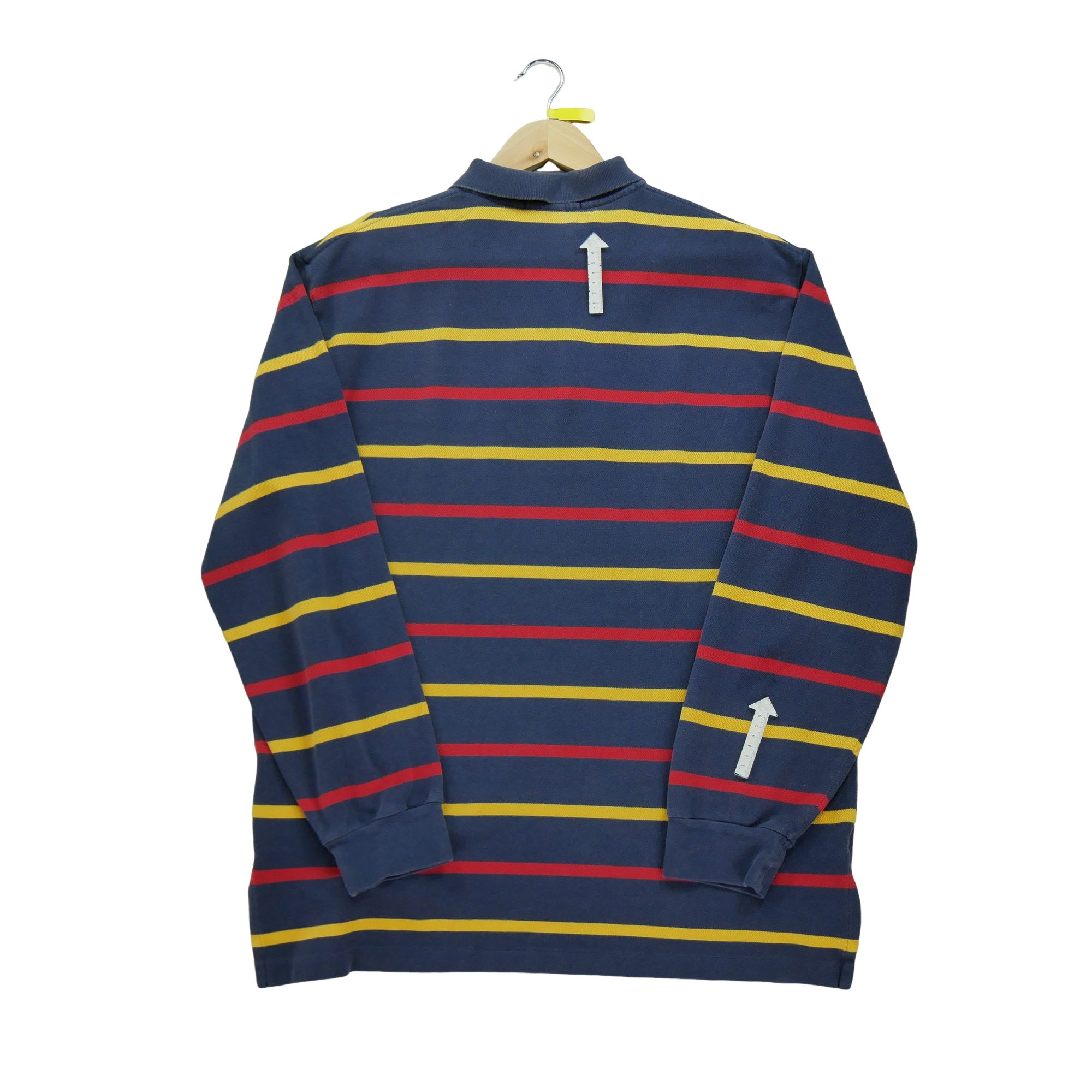Polo manches longues Homme  Marine 5