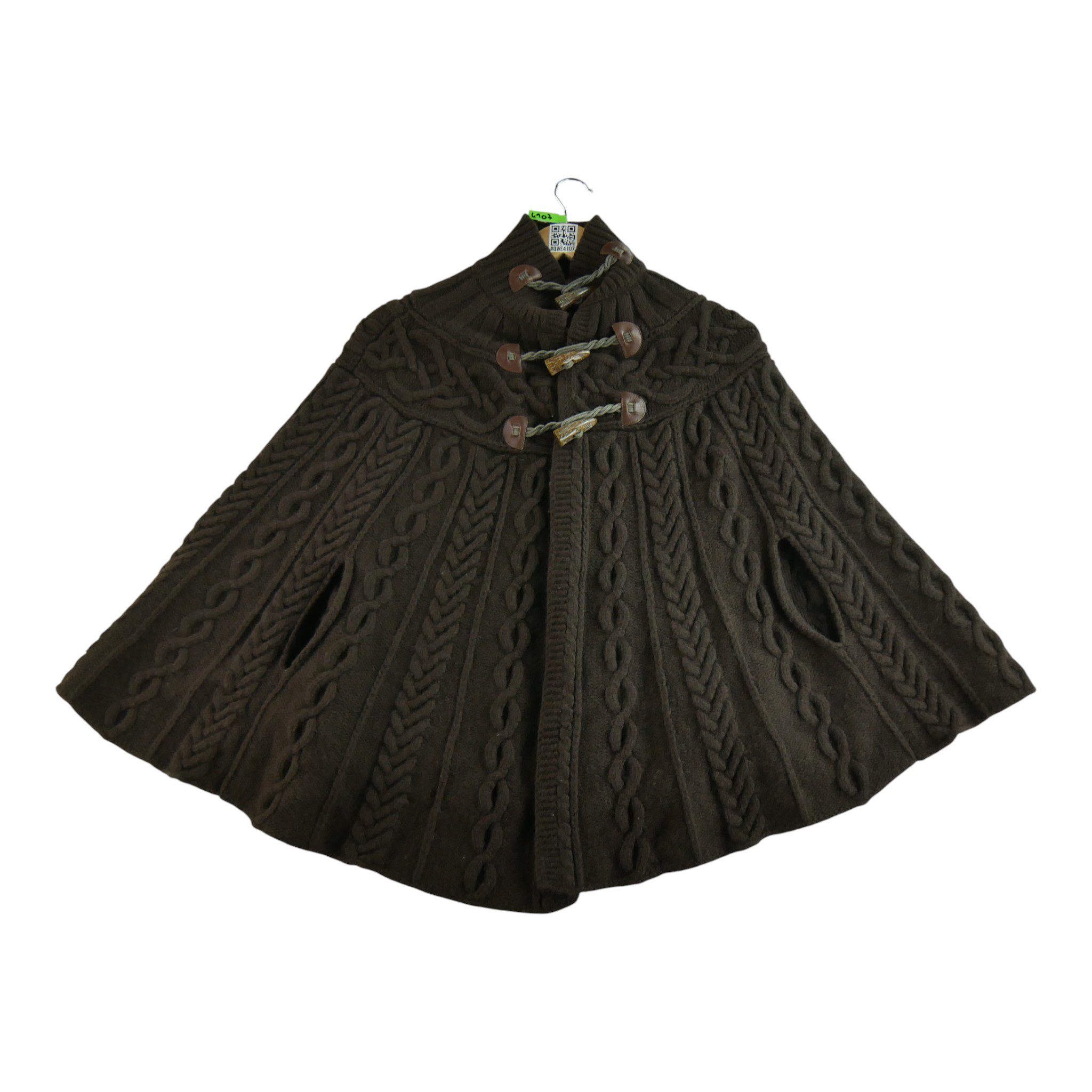 Gilet Femme  en laine Cape Poncho 1