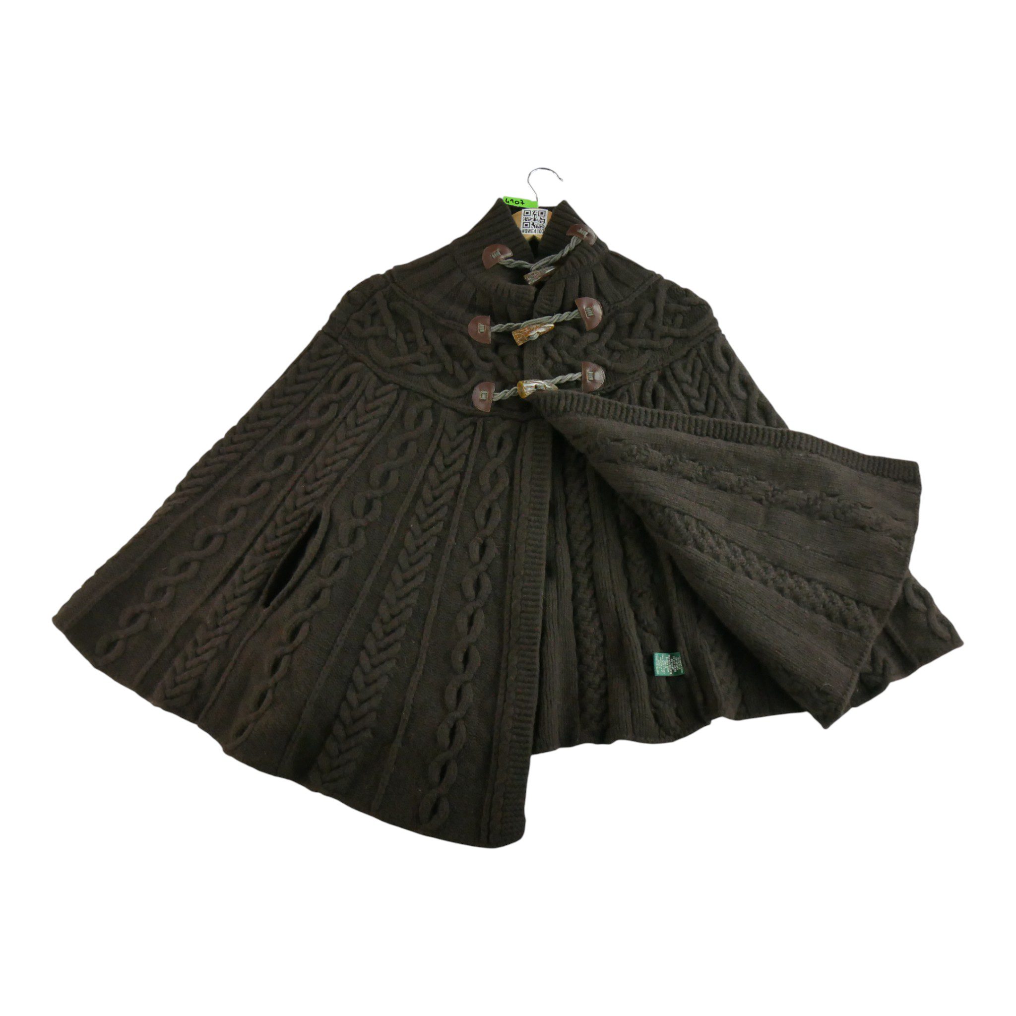 Gilet Femme  en laine Cape Poncho 3
