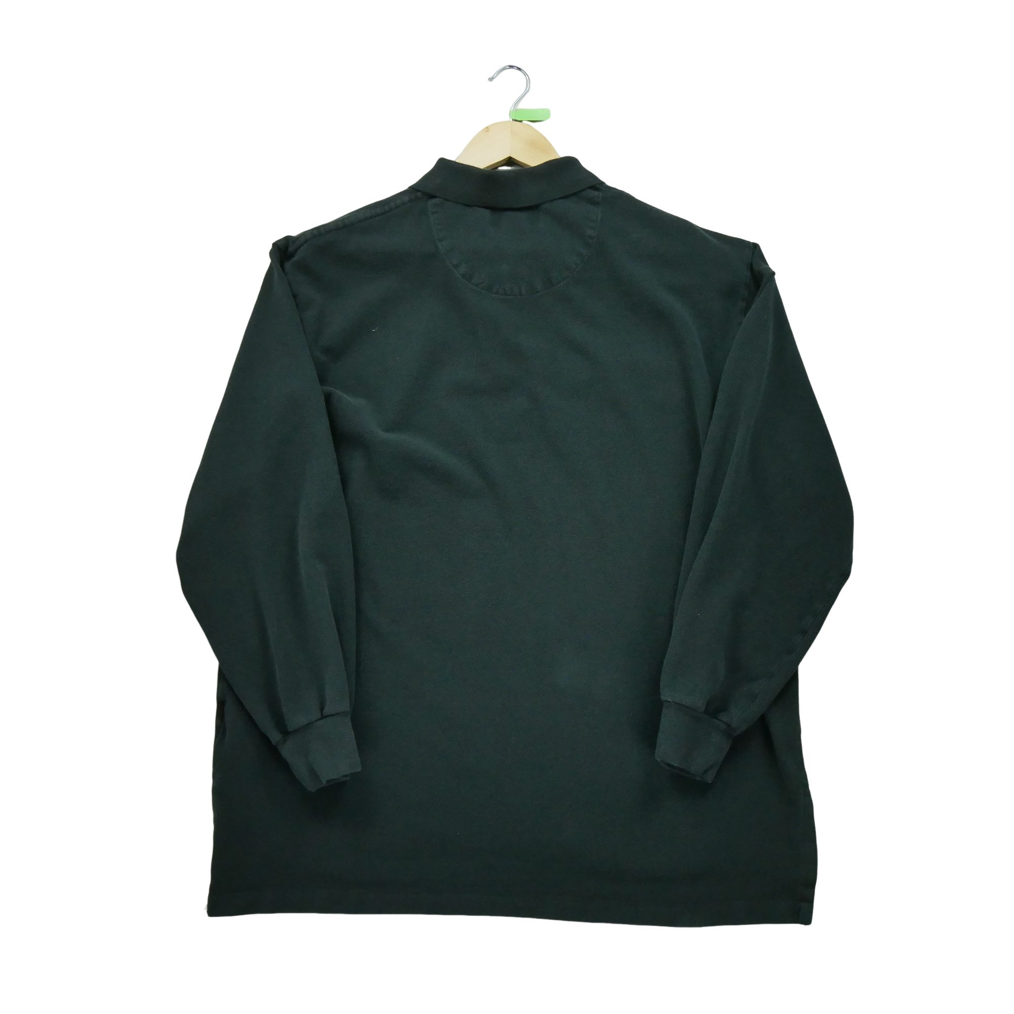 Polo manches longues Homme  Noir 2
