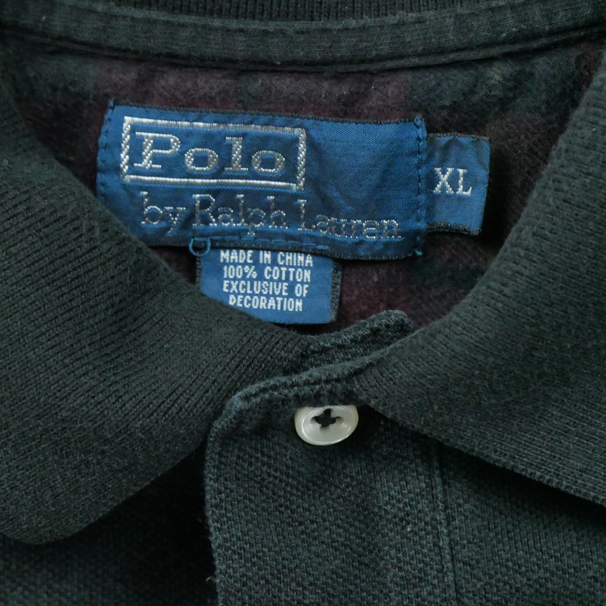 Polo manches longues Homme  Noir 6