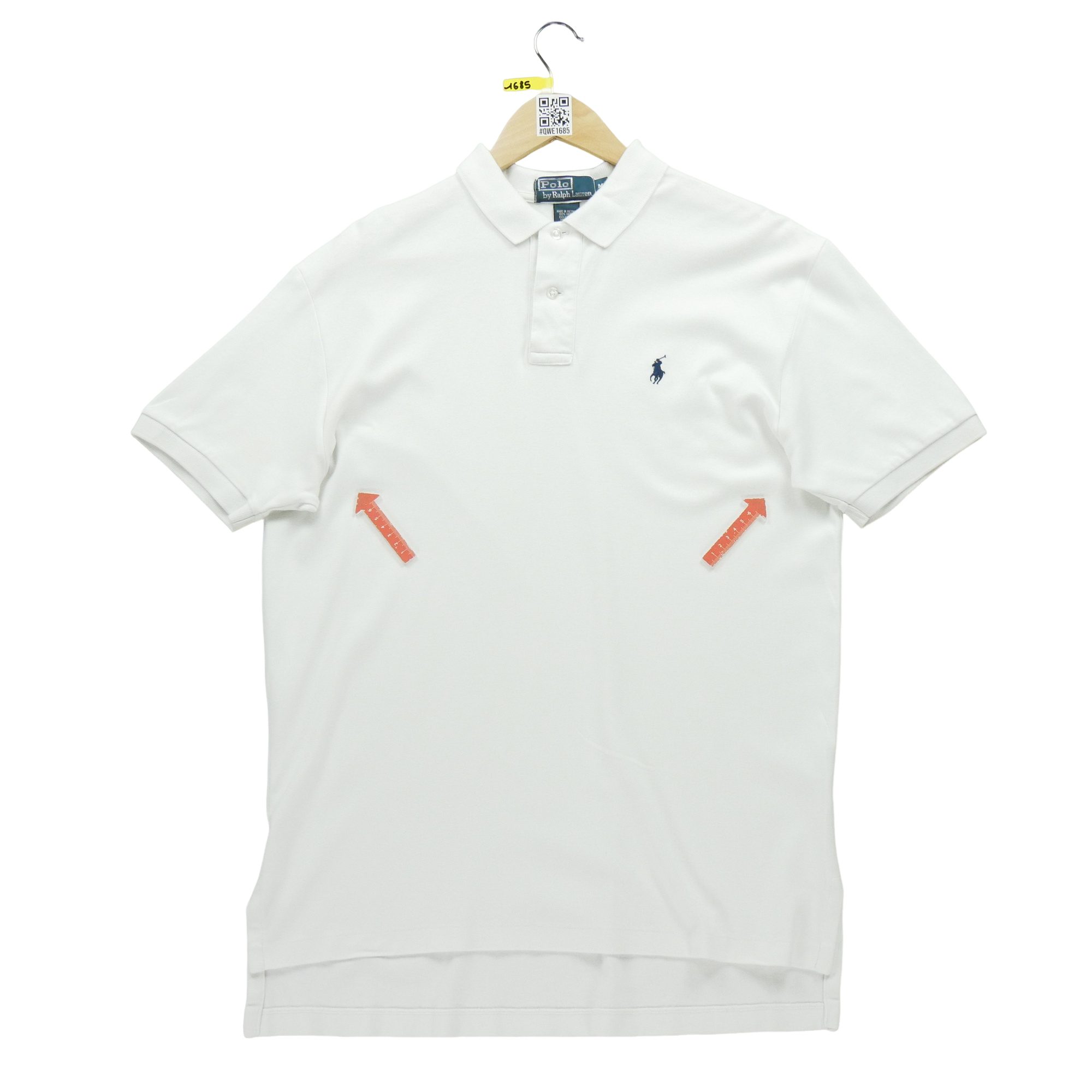 Polo manches courtes Homme  Blanc 4