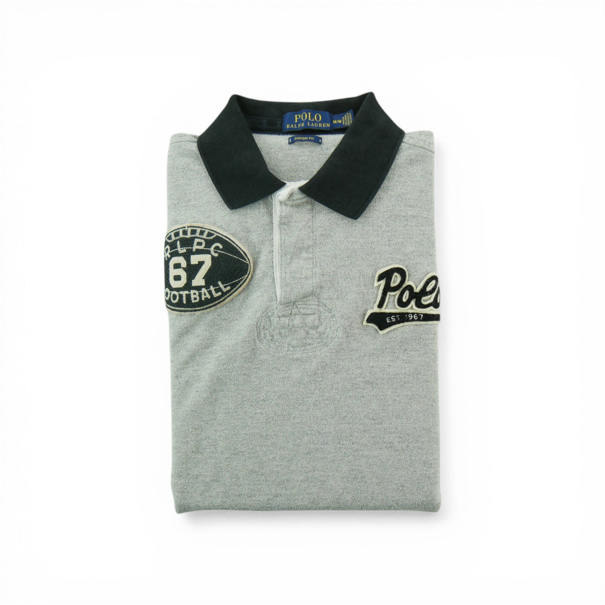 Polo manches courtes Homme  Gris 1