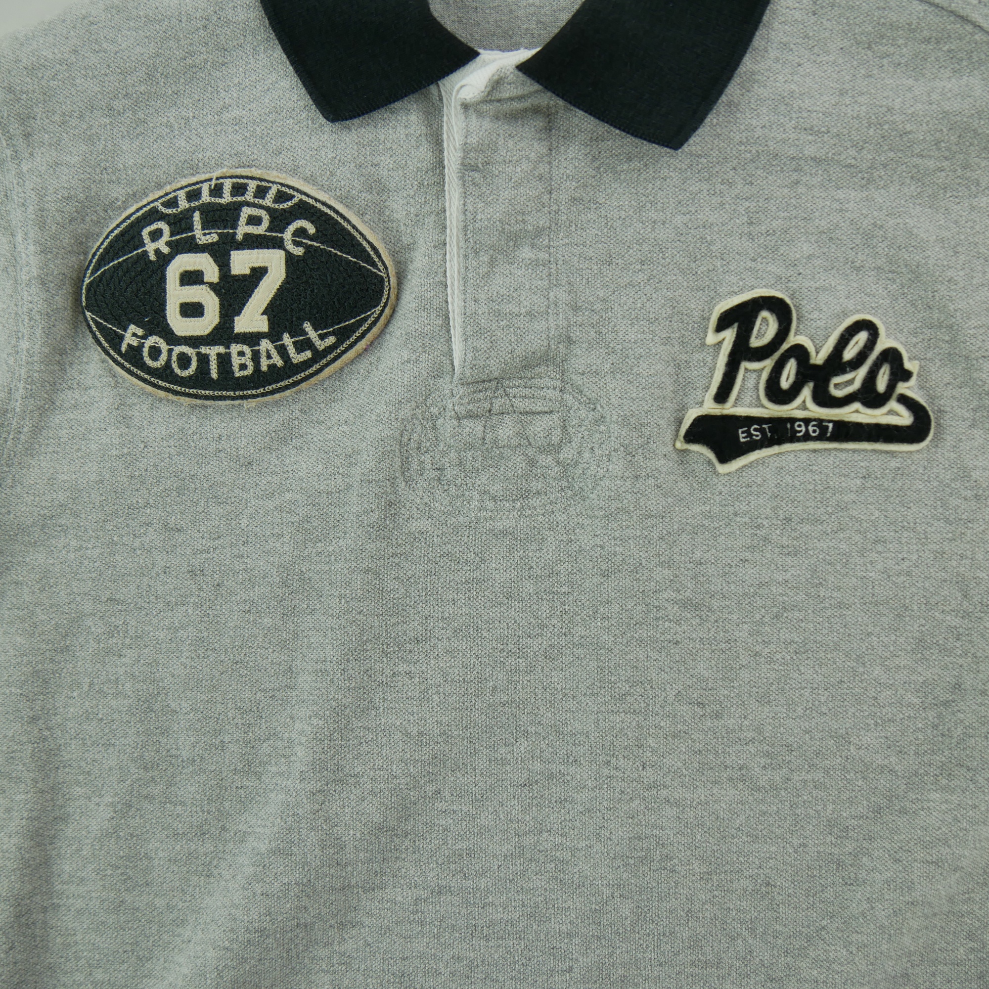 Polo manches courtes Homme  Gris 4
