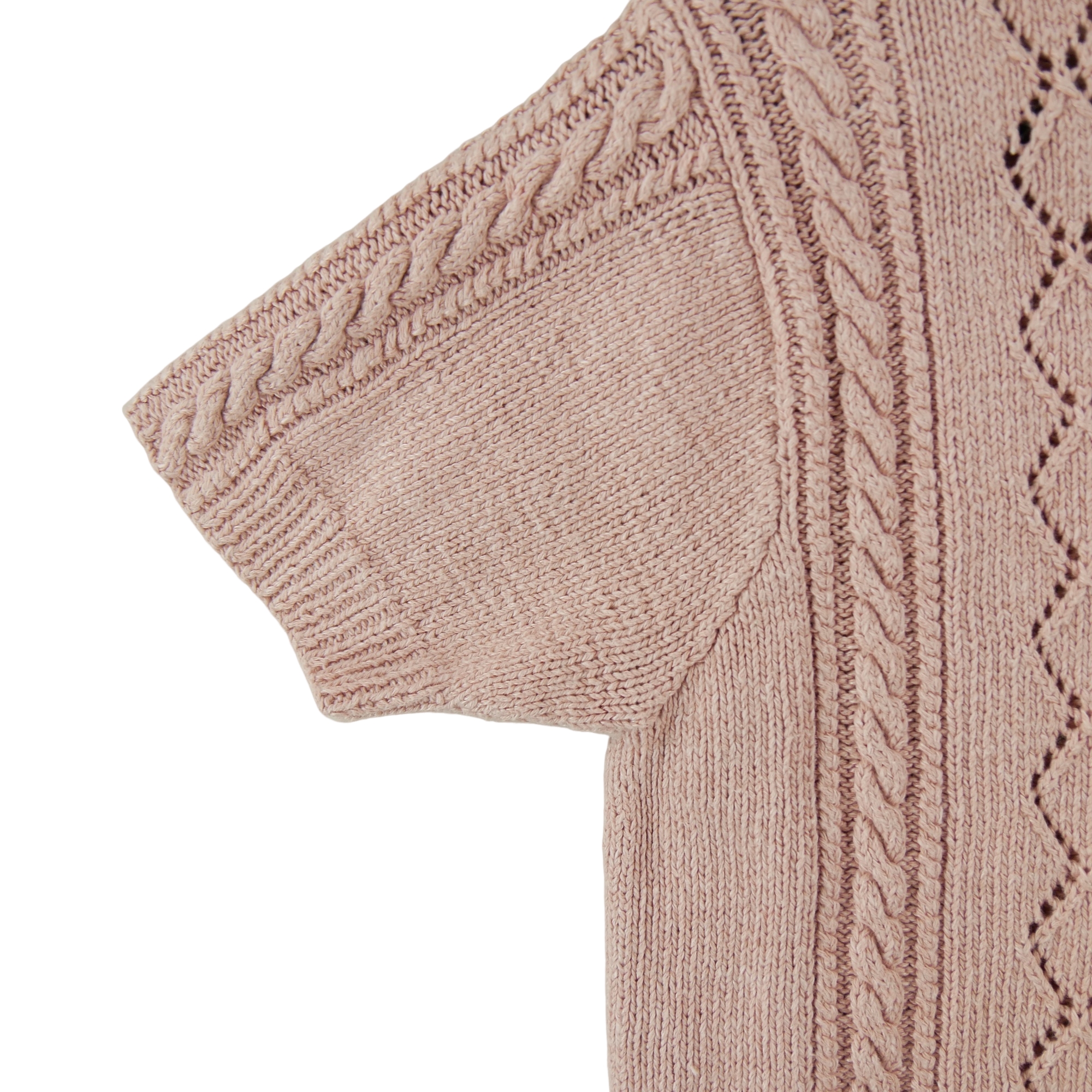 Gilets Femme  en lin Rose 4