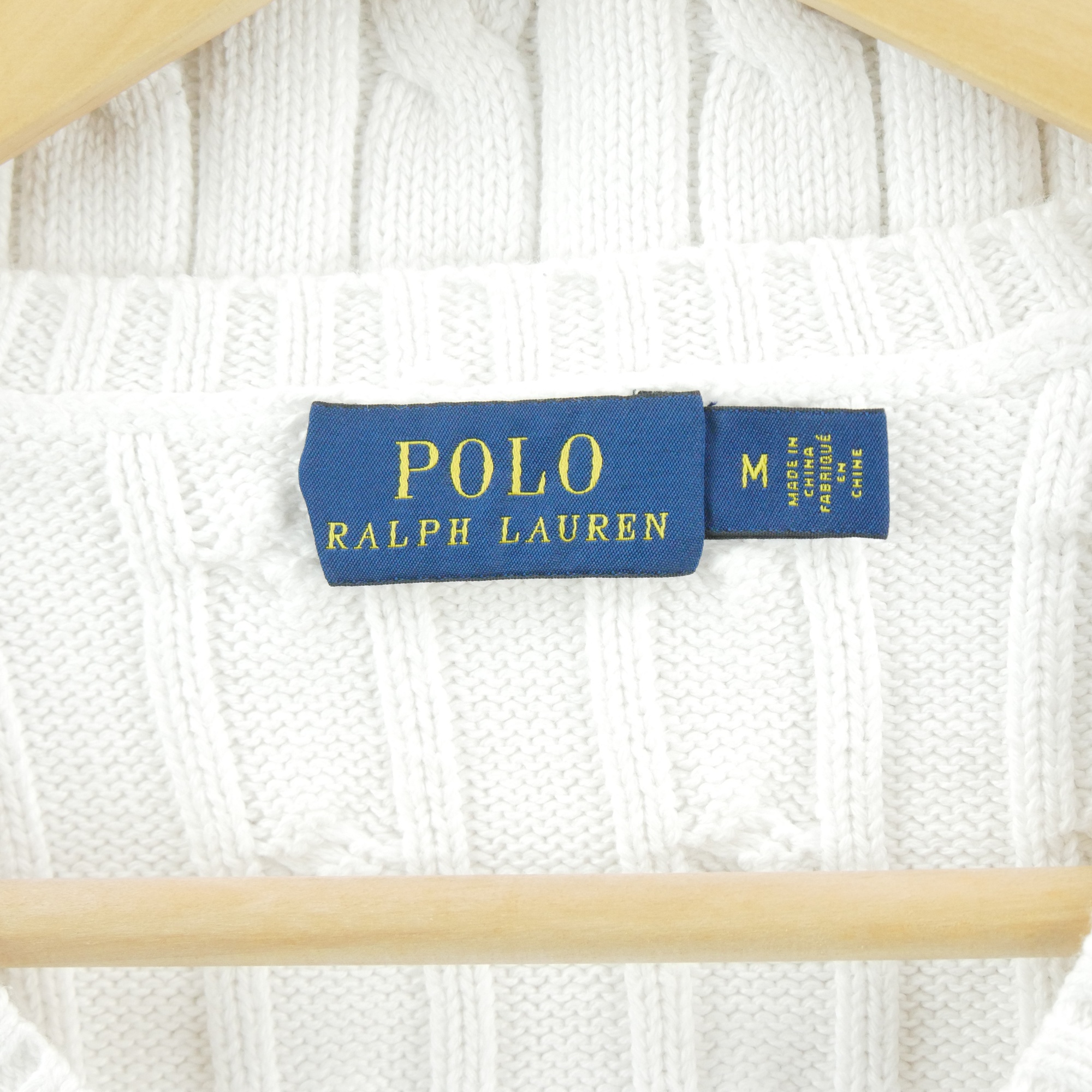 Pull Femme  Cable Knit Blanc 8