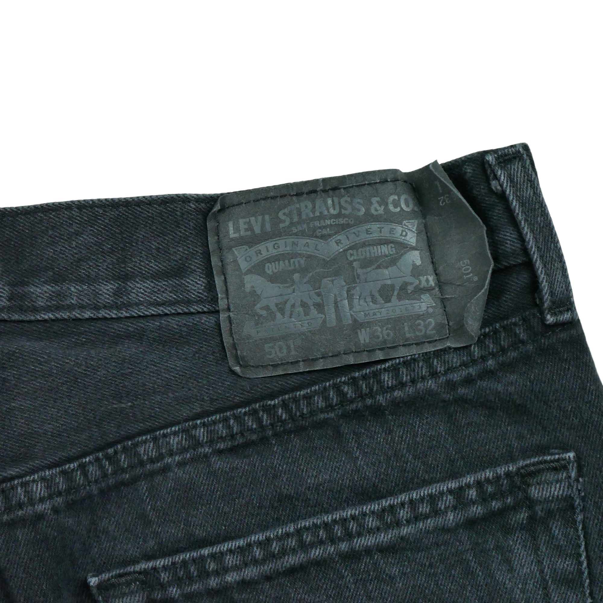 Jean Homme Levis 501 Noir 6