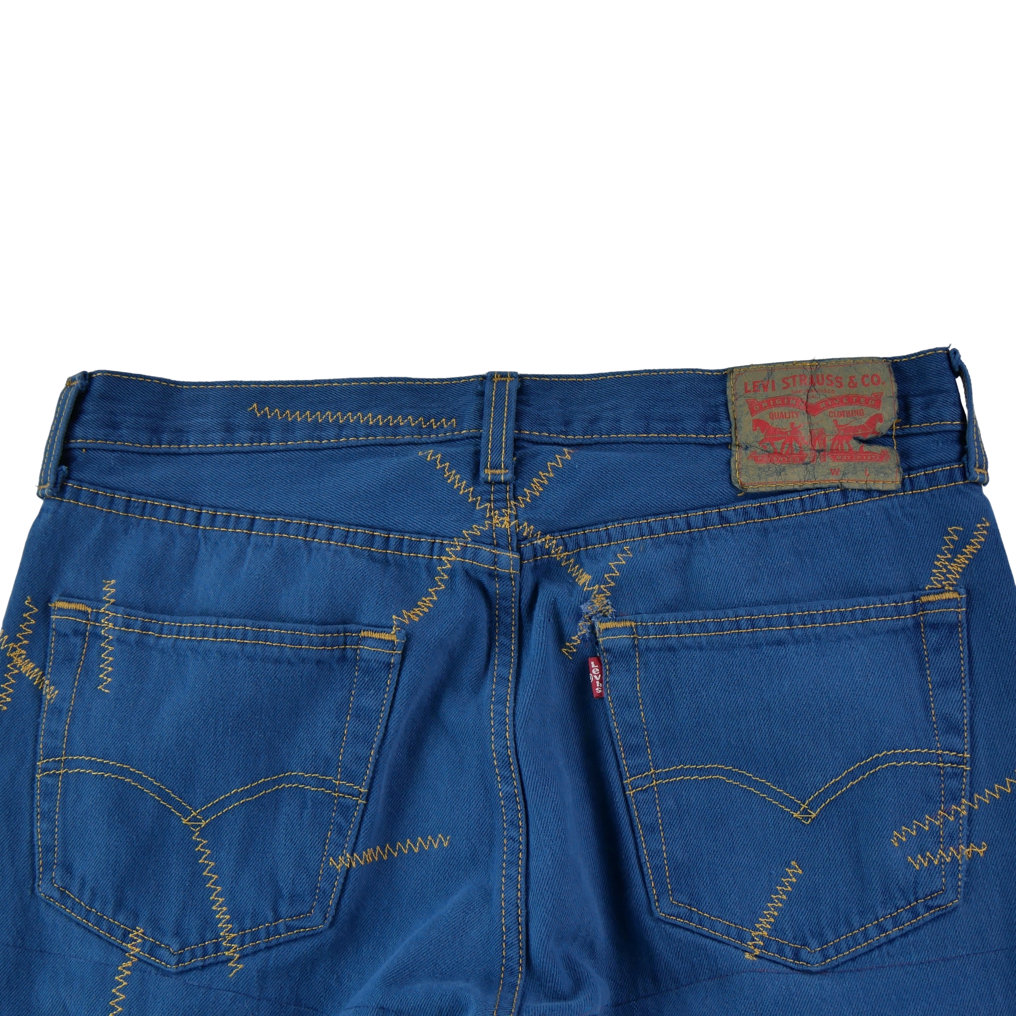 Jean Homme Upcycling Levis Bleu 3