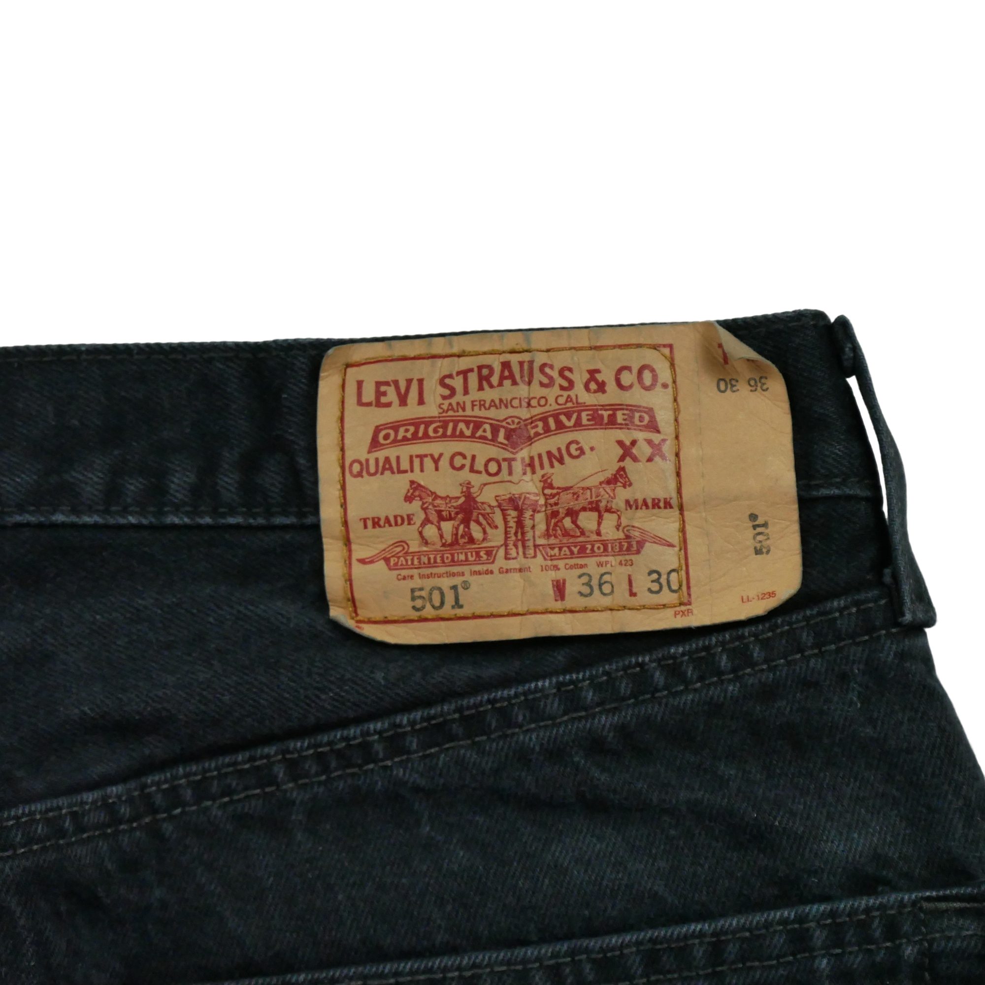 Jean Homme Levis 501 Noir 6