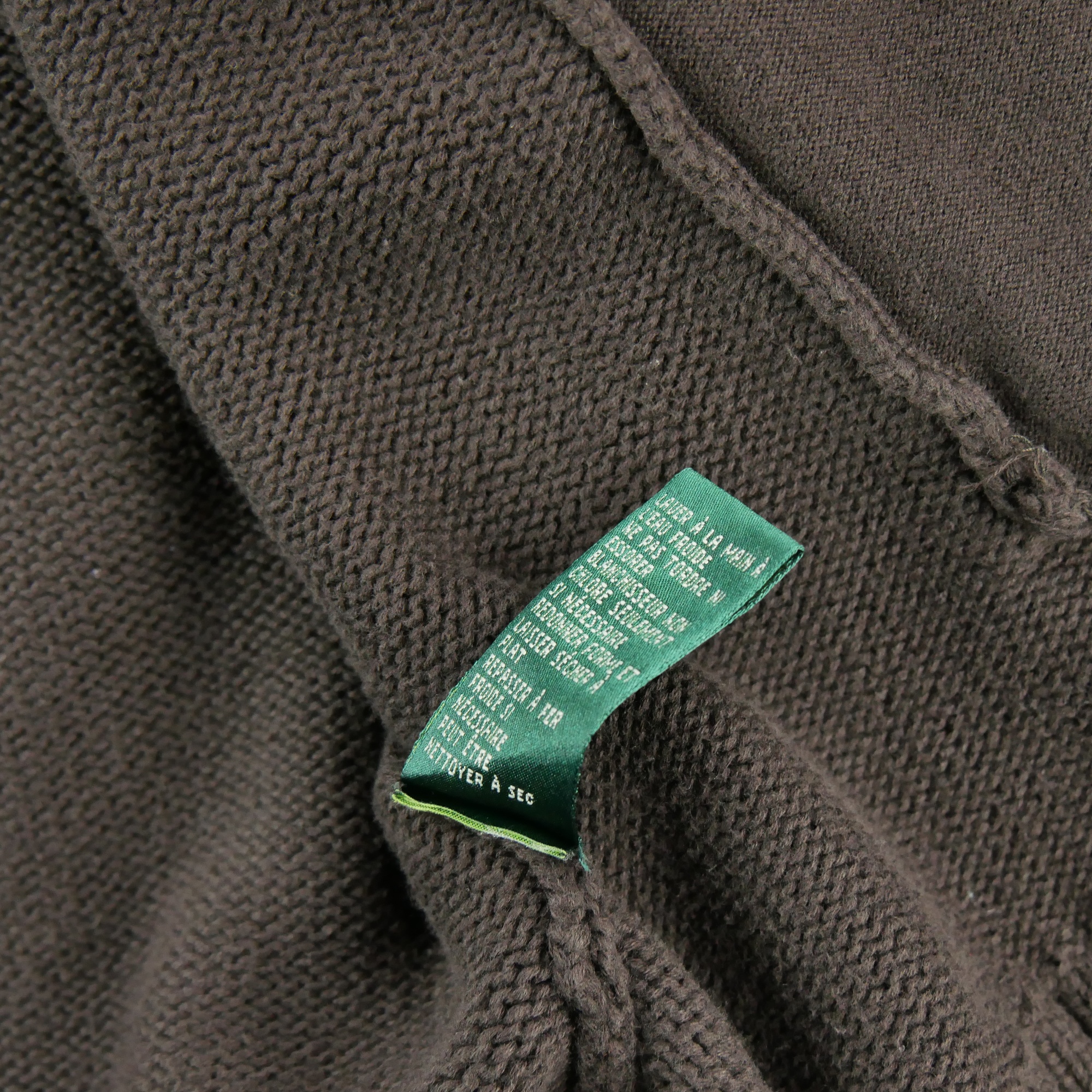 Pull Femme  full zip Marron 6