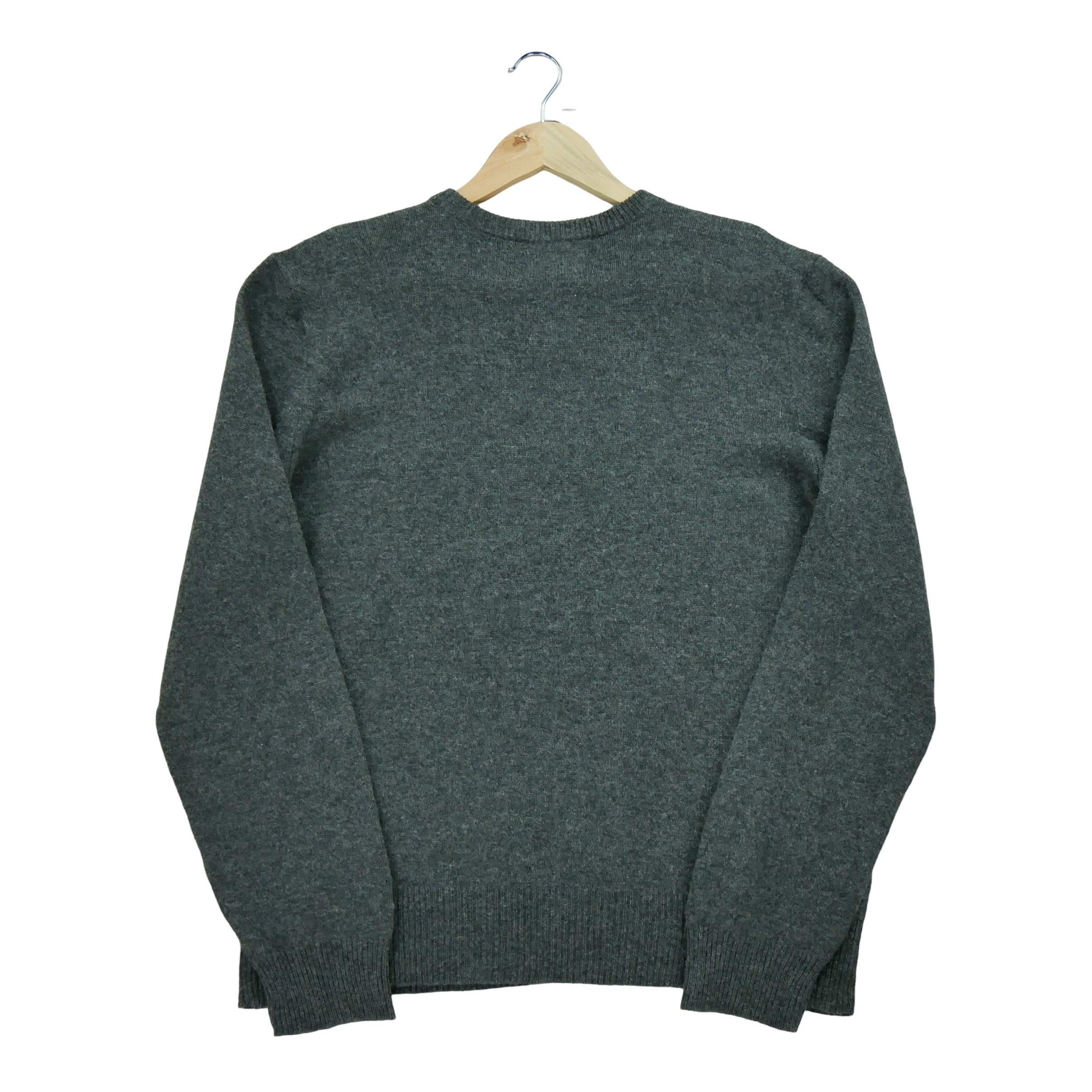 Pull Homme  100% Laine Gris 2