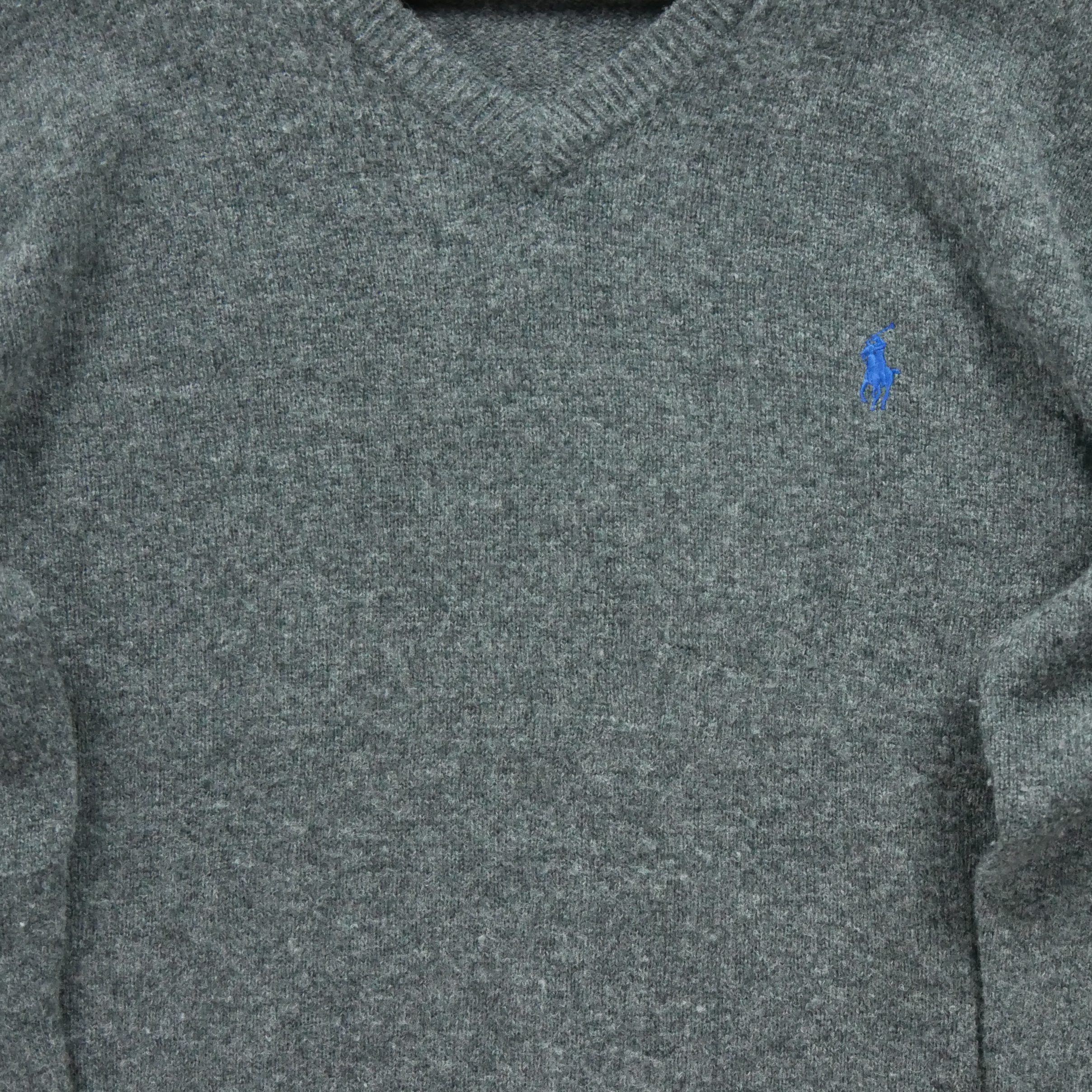 Pull Homme  100% Laine Gris 4