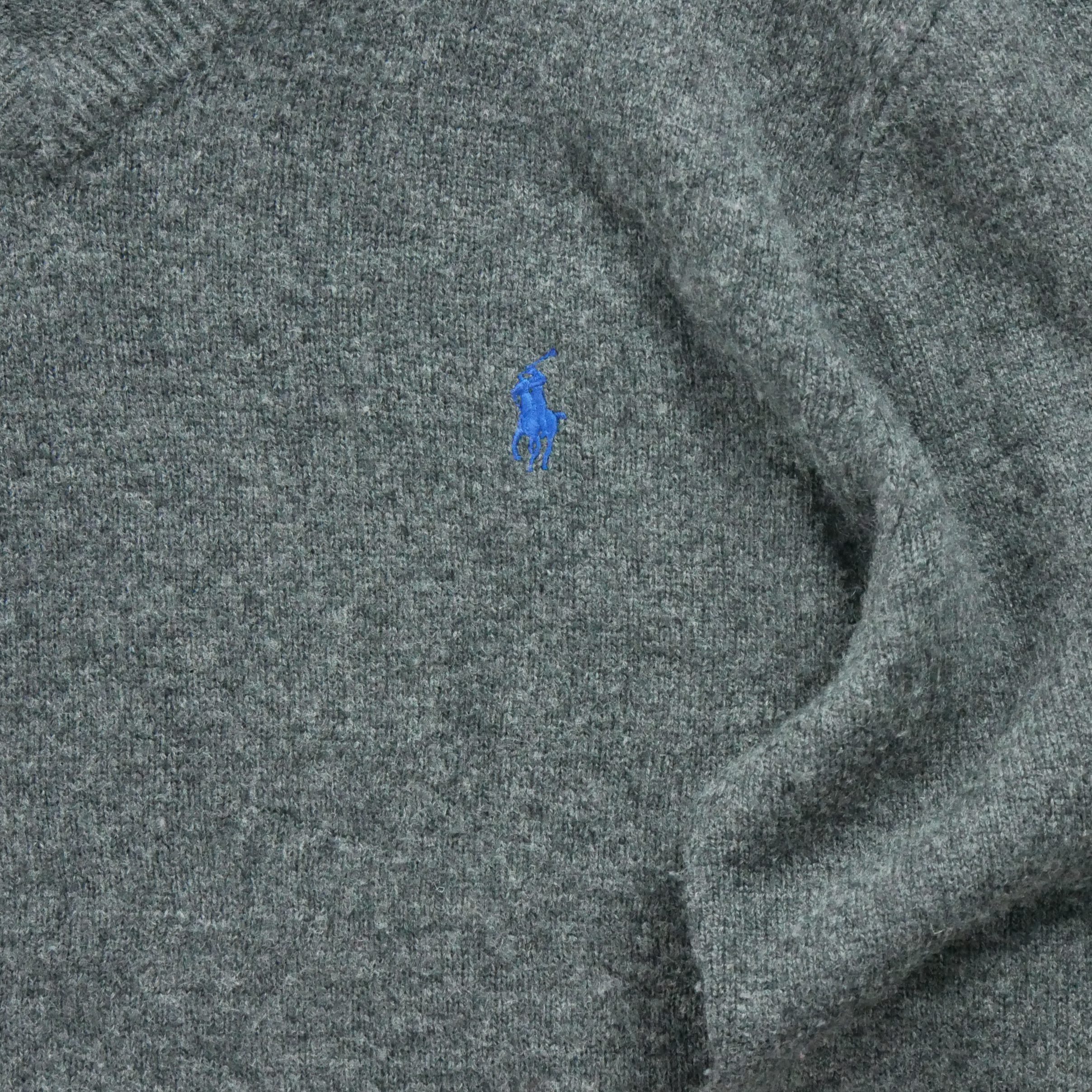 Pull Homme  100% Laine Gris 5