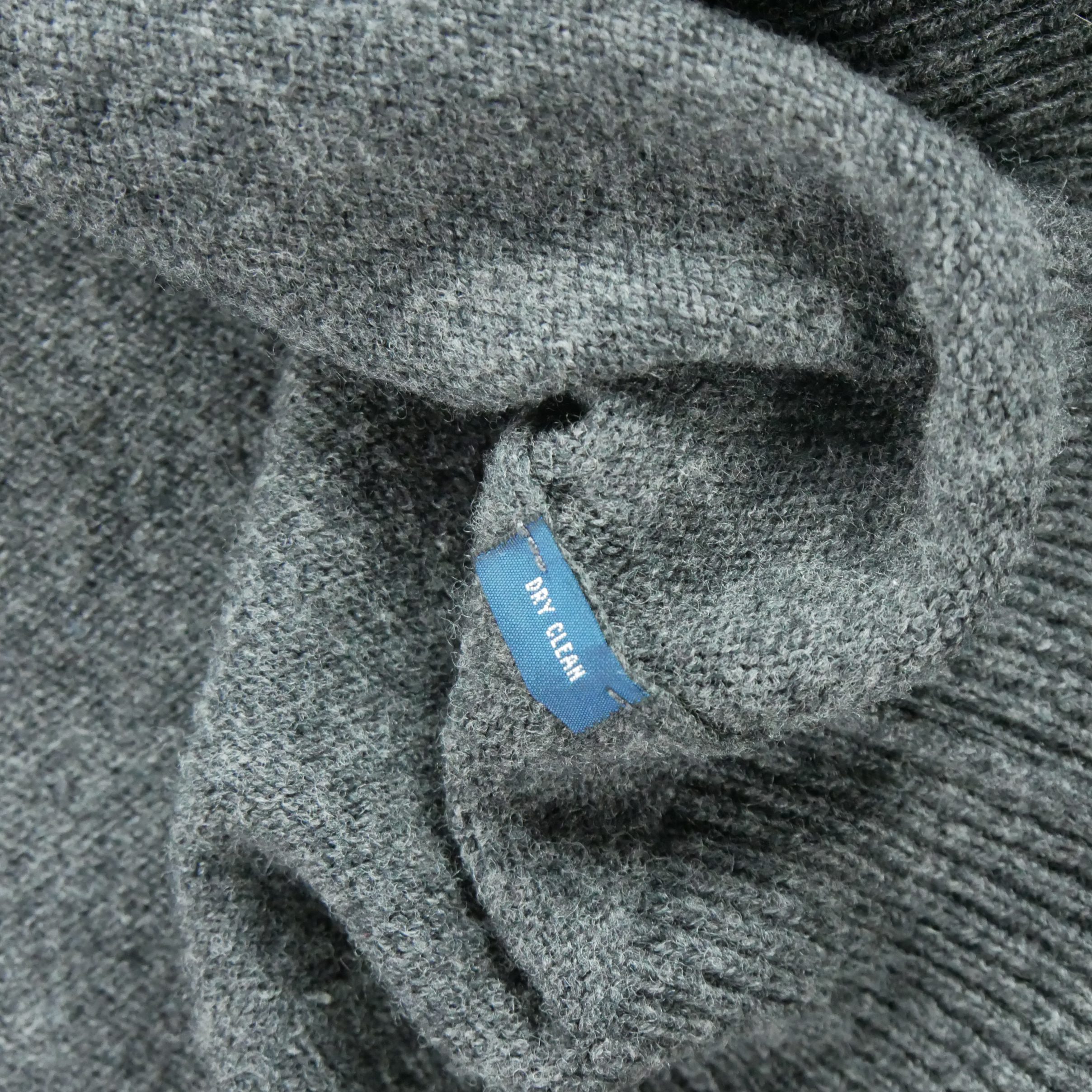 Pull Homme  100% Laine Gris 8