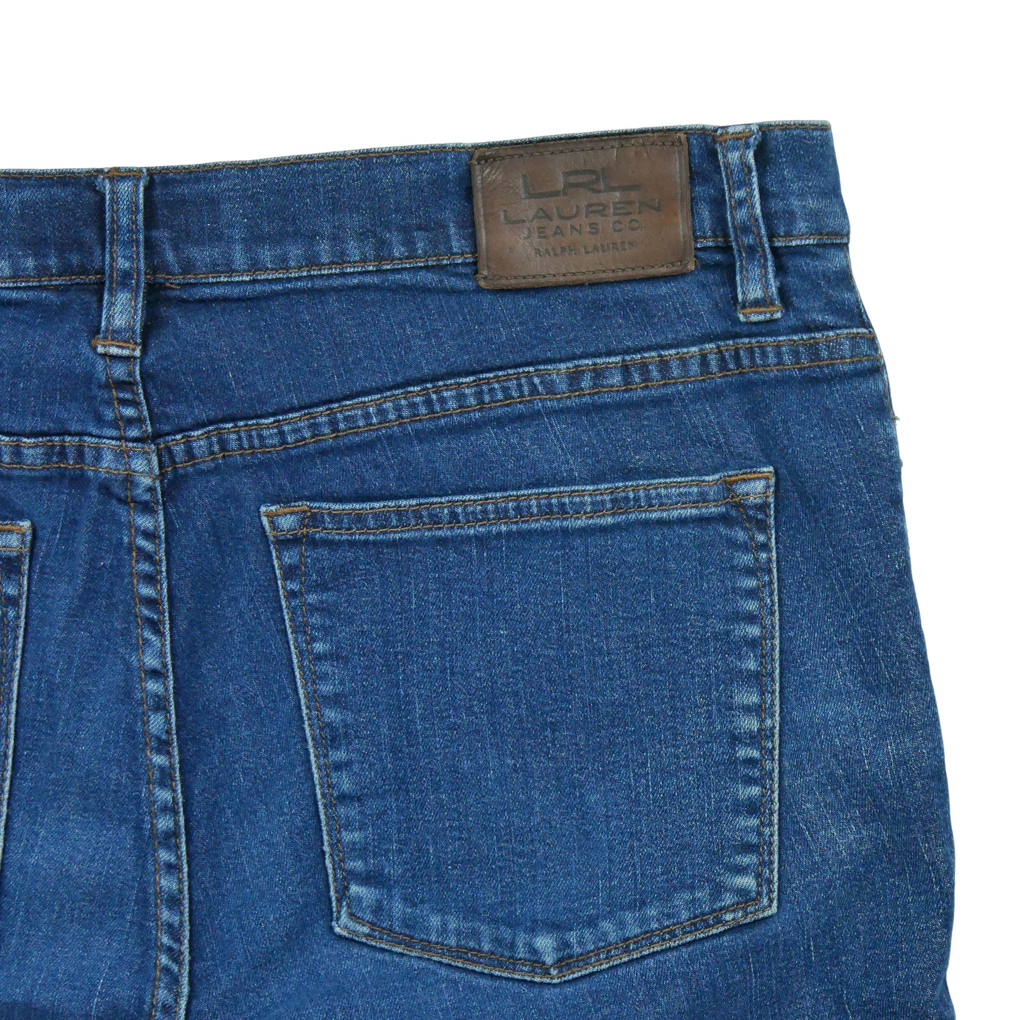Jean Femme Coupe droite Bleu 5