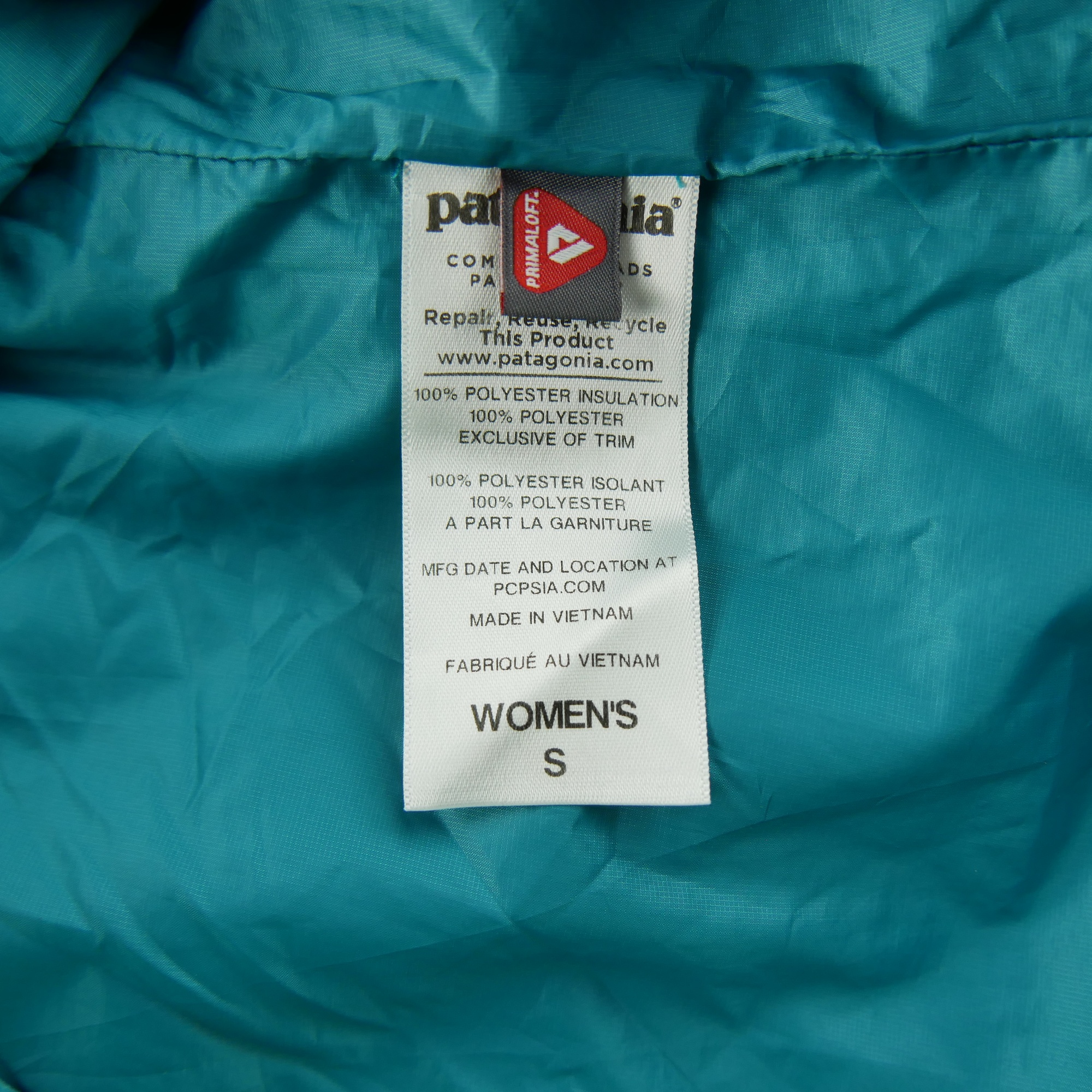 Veste Femme  Nano Puff Turquoise 8
