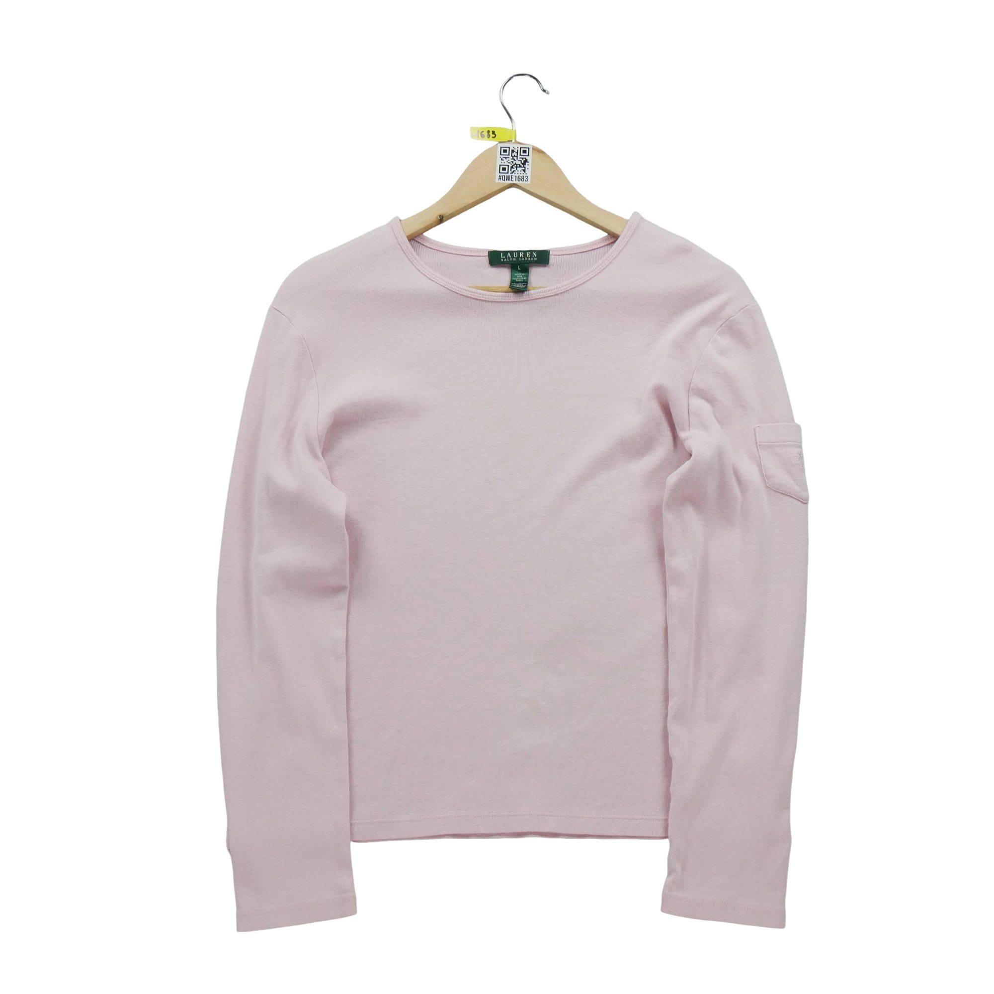 T-shirt manches longues Femme  Rose 1